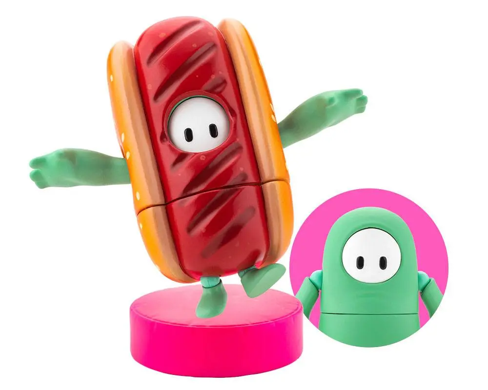 Fall Guys: Ultimate Knockout figurka akcji 1/20 zestaw 03 w skórkach Mint Chocolate / Hot Dog 8 cm zdjęcie produktu
