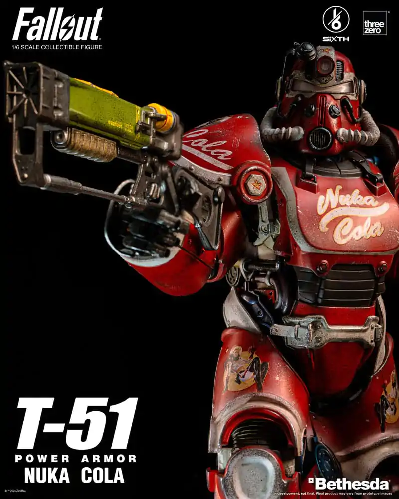 Figurka Akcji Fallout 1/6 T-51 Nuka Cola Power Armor 37 cm zdjęcie produktu