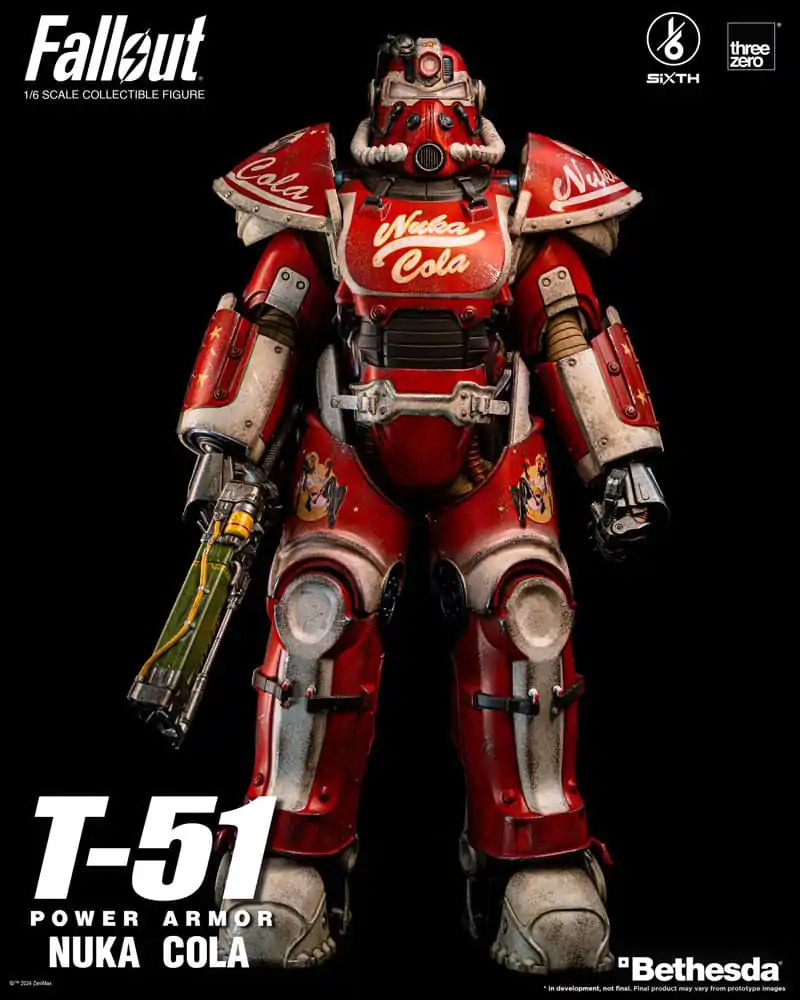 Figurka Akcji Fallout 1/6 T-51 Nuka Cola Power Armor 37 cm zdjęcie produktu