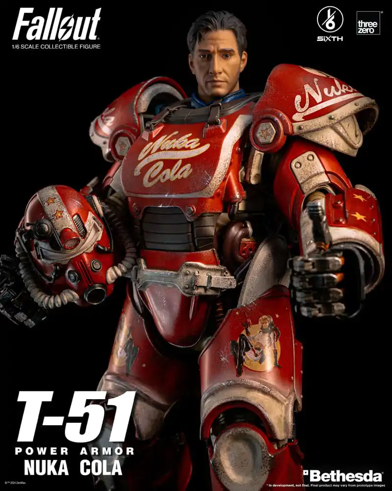 Figurka Akcji Fallout 1/6 T-51 Nuka Cola Power Armor 37 cm zdjęcie produktu