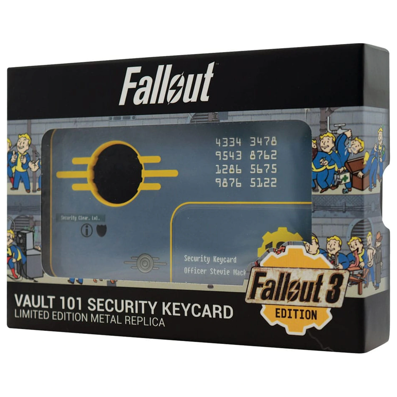 Fallout 3 Replika Vault 101 Karta Dostępu Bezpieczeństwa Edycja Limitowana zdjęcie produktu