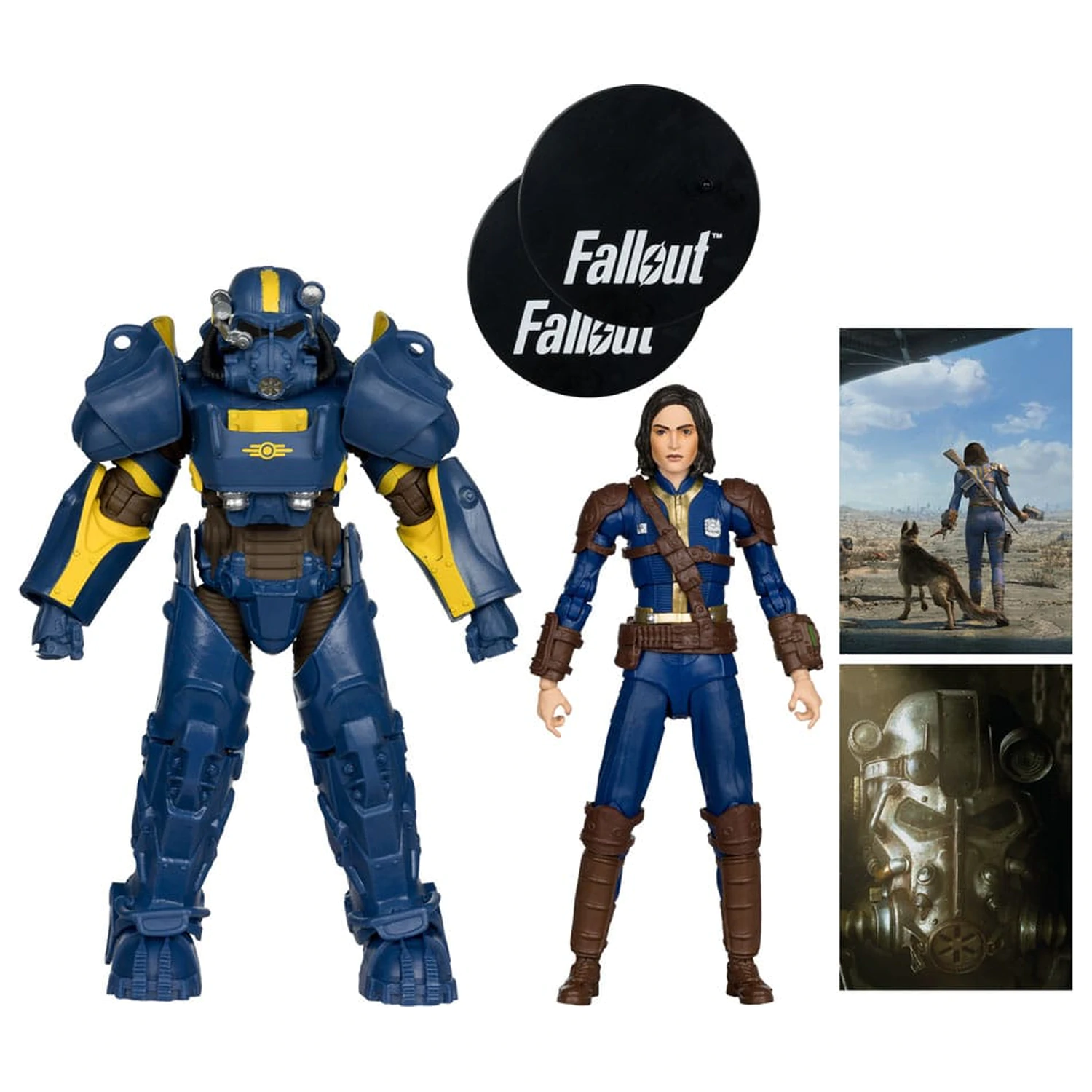 Statuy Fallout 4 2-pak T-60 Vault Tec i Sole Survivor 18 cm zdjęcie produktu