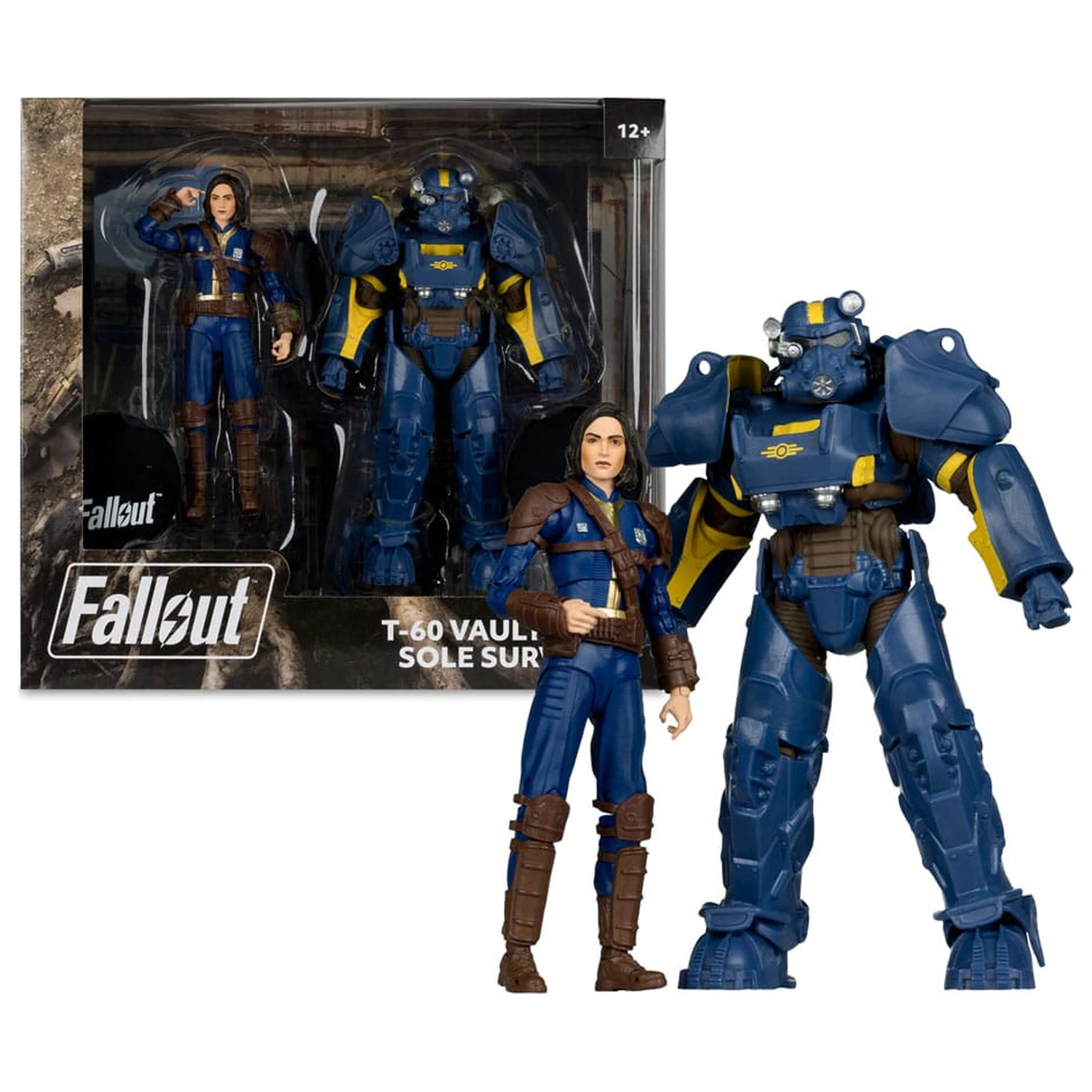 Statuy Fallout 4 2-pak T-60 Vault Tec i Sole Survivor 18 cm zdjęcie produktu