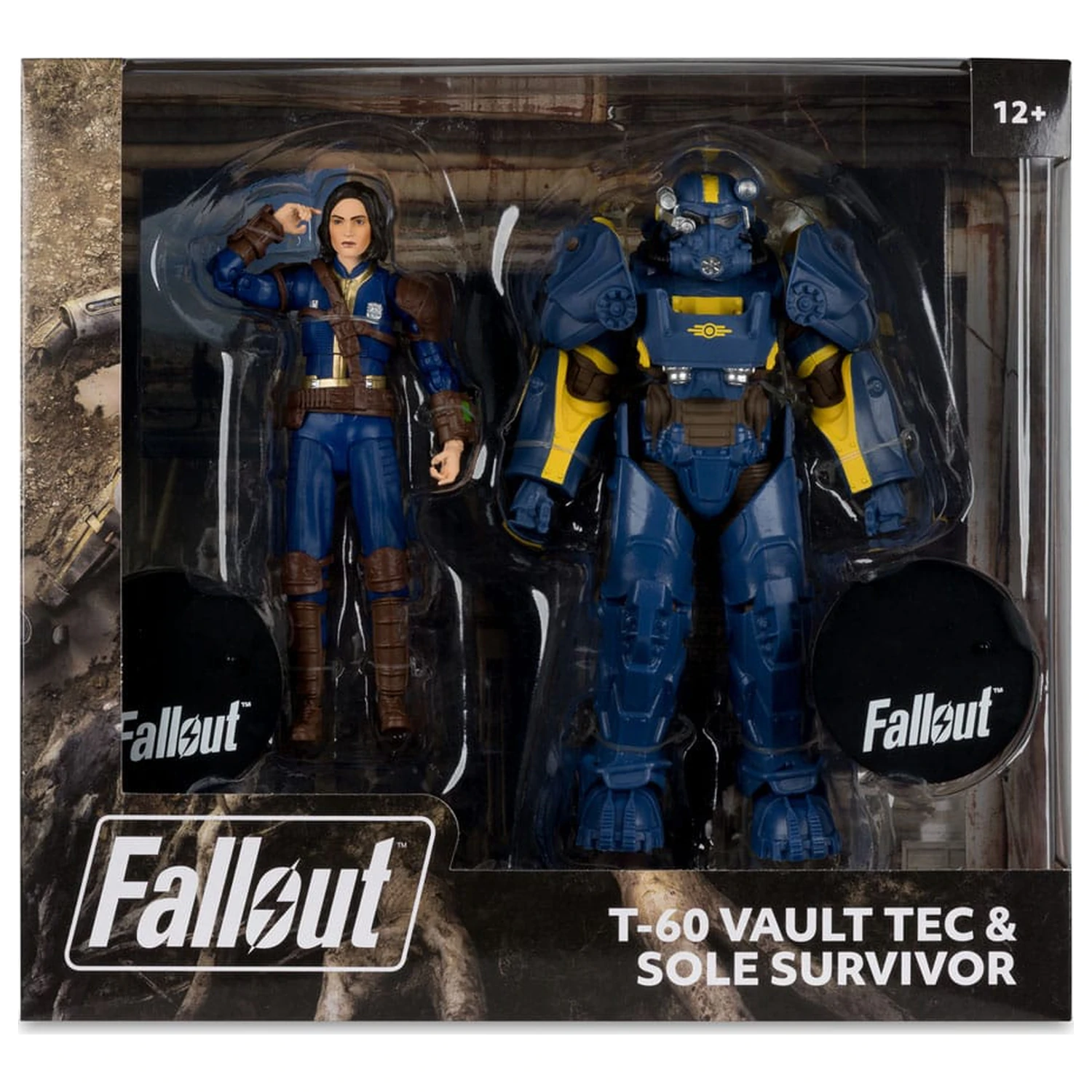 Statuy Fallout 4 2-pak T-60 Vault Tec i Sole Survivor 18 cm zdjęcie produktu