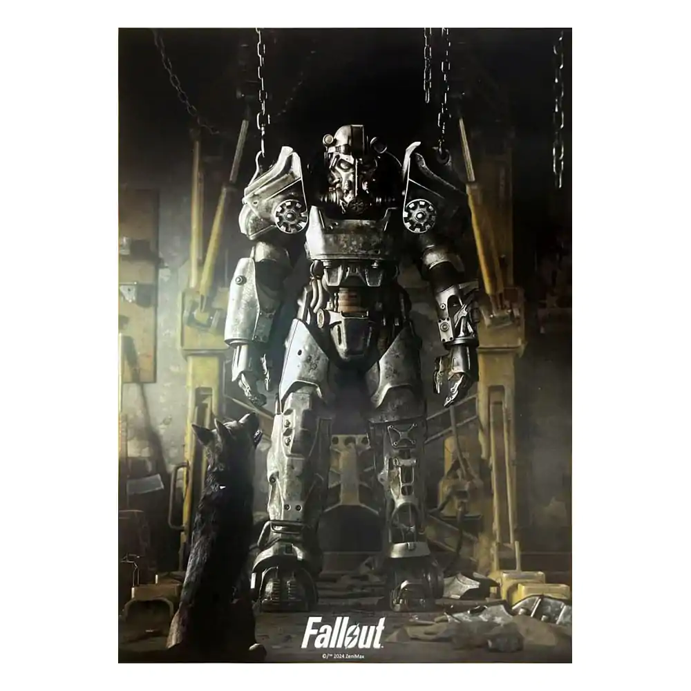 Fallout 4 Art Print Pancerz Wspomagany 30 x 40 cm - bez ramy zdjęcie produktu
