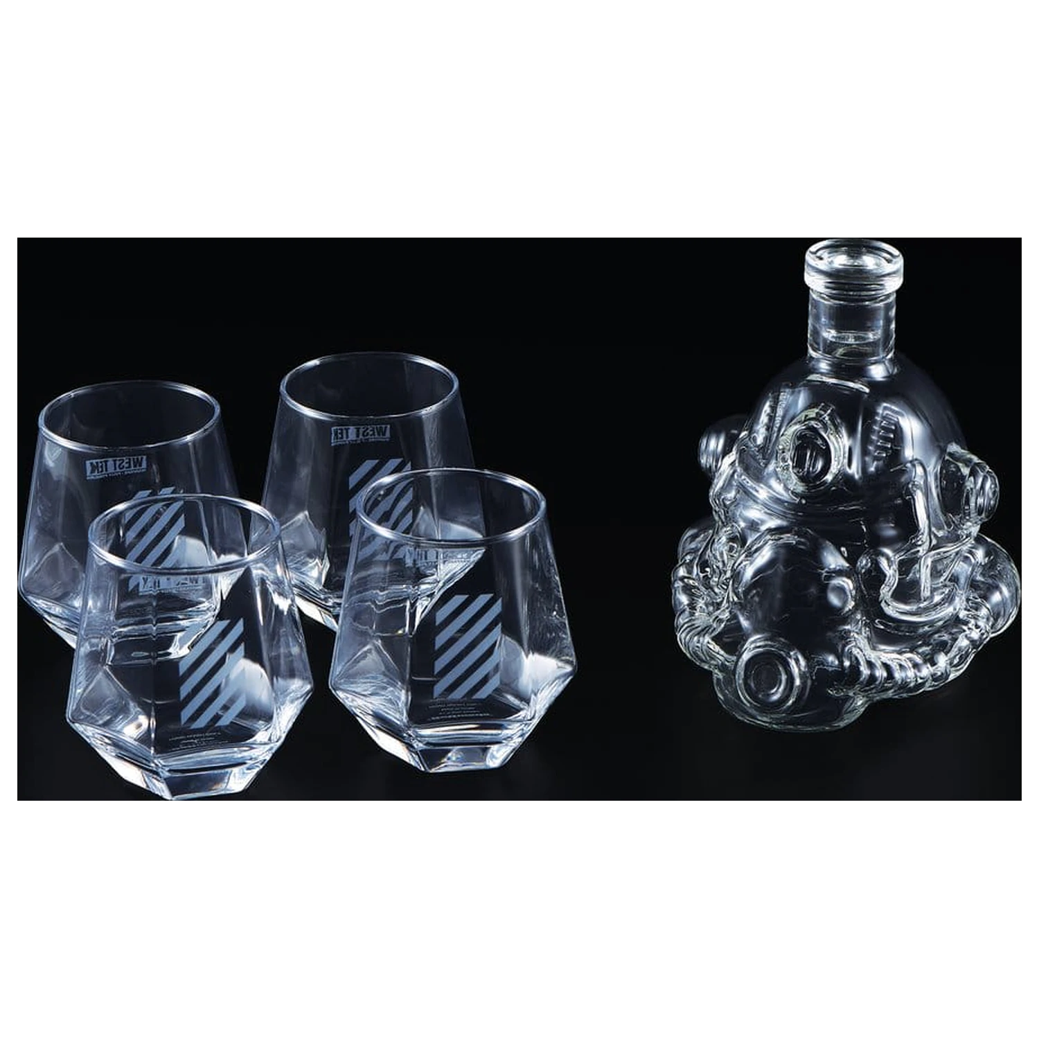 Fallout Decanter 5 częściowy zestaw T-51 zdjęcie produktu