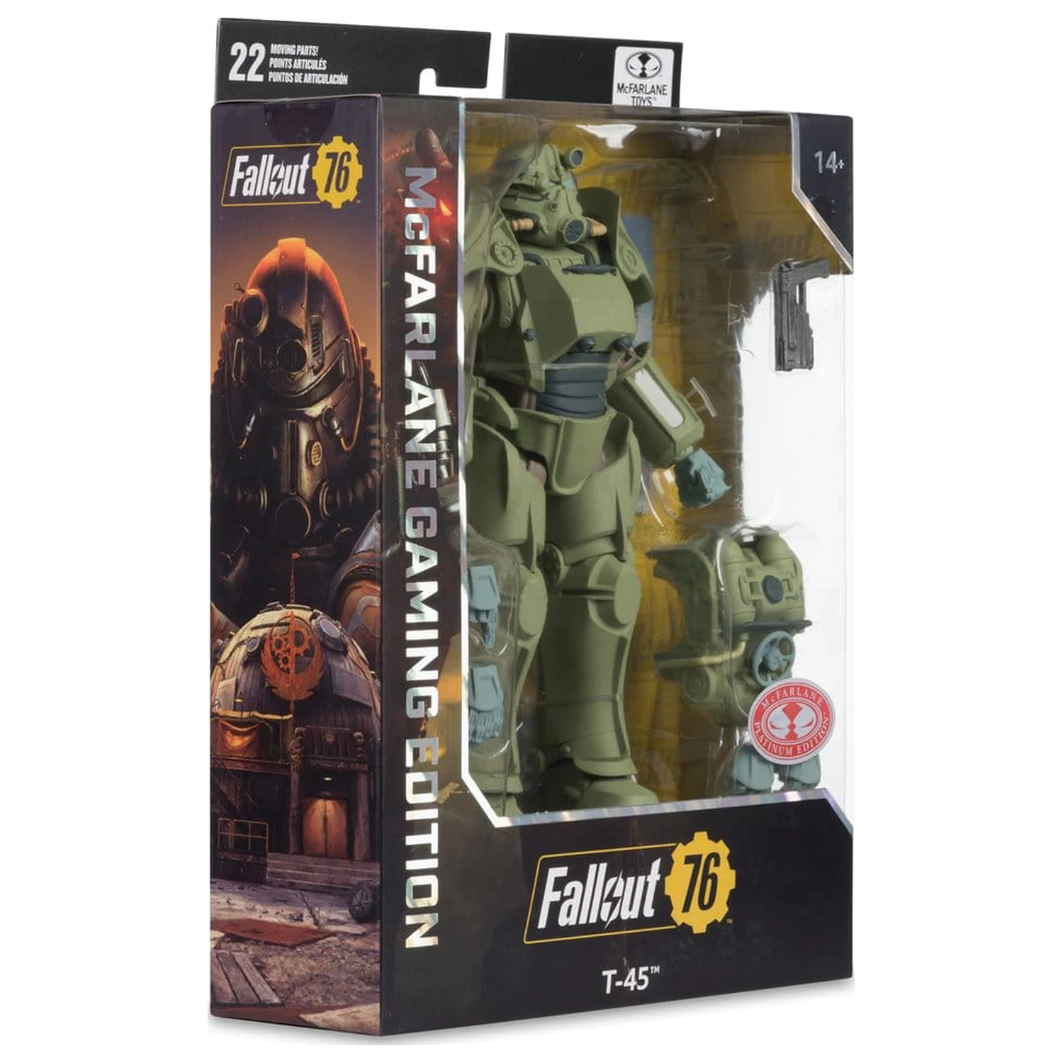 Fallout 76 Gaming Edition figurka akcji T-45 Military Armor (Red Platinum Edition) 20 cm zdjęcie produktu
