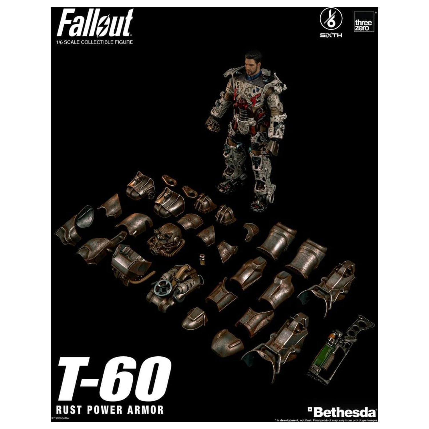 Fallout Figurka akcji 1/6 T-60 Rust Power Armor zdjęcie produktu