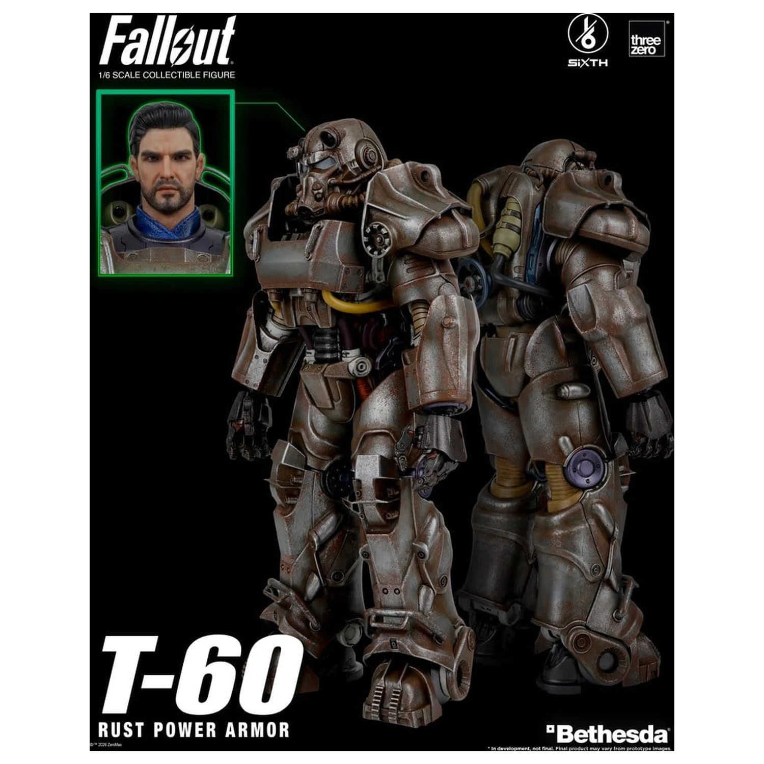 Fallout Figurka akcji 1/6 T-60 Rust Power Armor zdjęcie produktu
