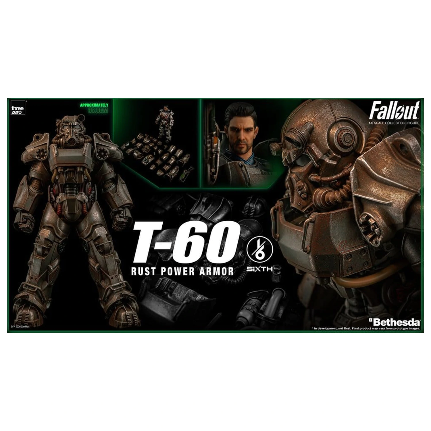 Fallout Figurka akcji 1/6 T-60 Rust Power Armor zdjęcie produktu