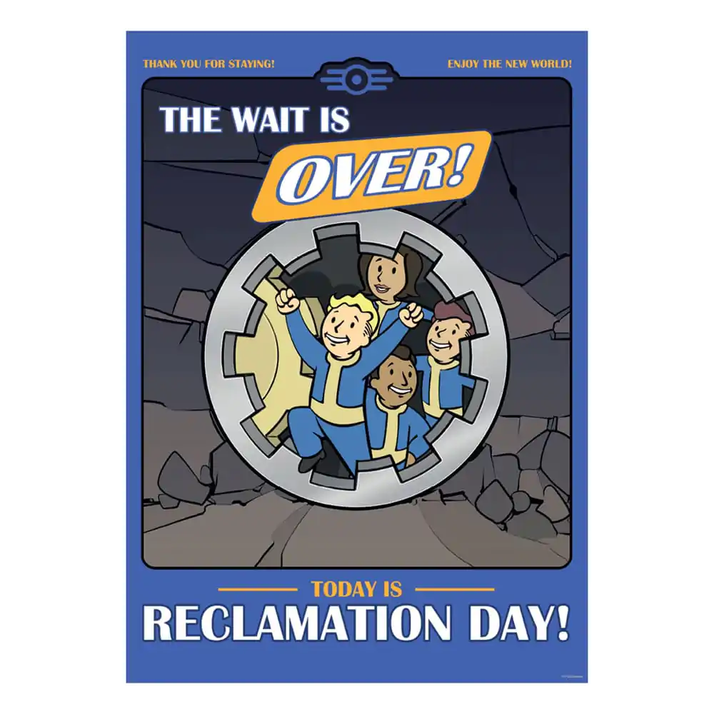 Fallout Art Print Reclamation Day Edycja Limitowana 42 x 30 cm zdjęcie produktu