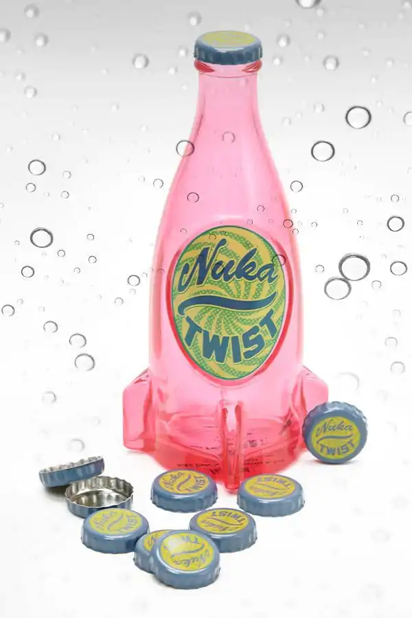 Fallout seria Butelka Replika szklanej butelki i zakrętki Nuka Twist zdjęcie produktu