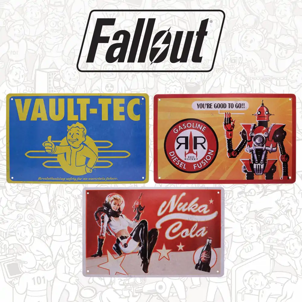 Fallout Tabliczki Cynkowe 3 szt. Brands zdjęcie produktu