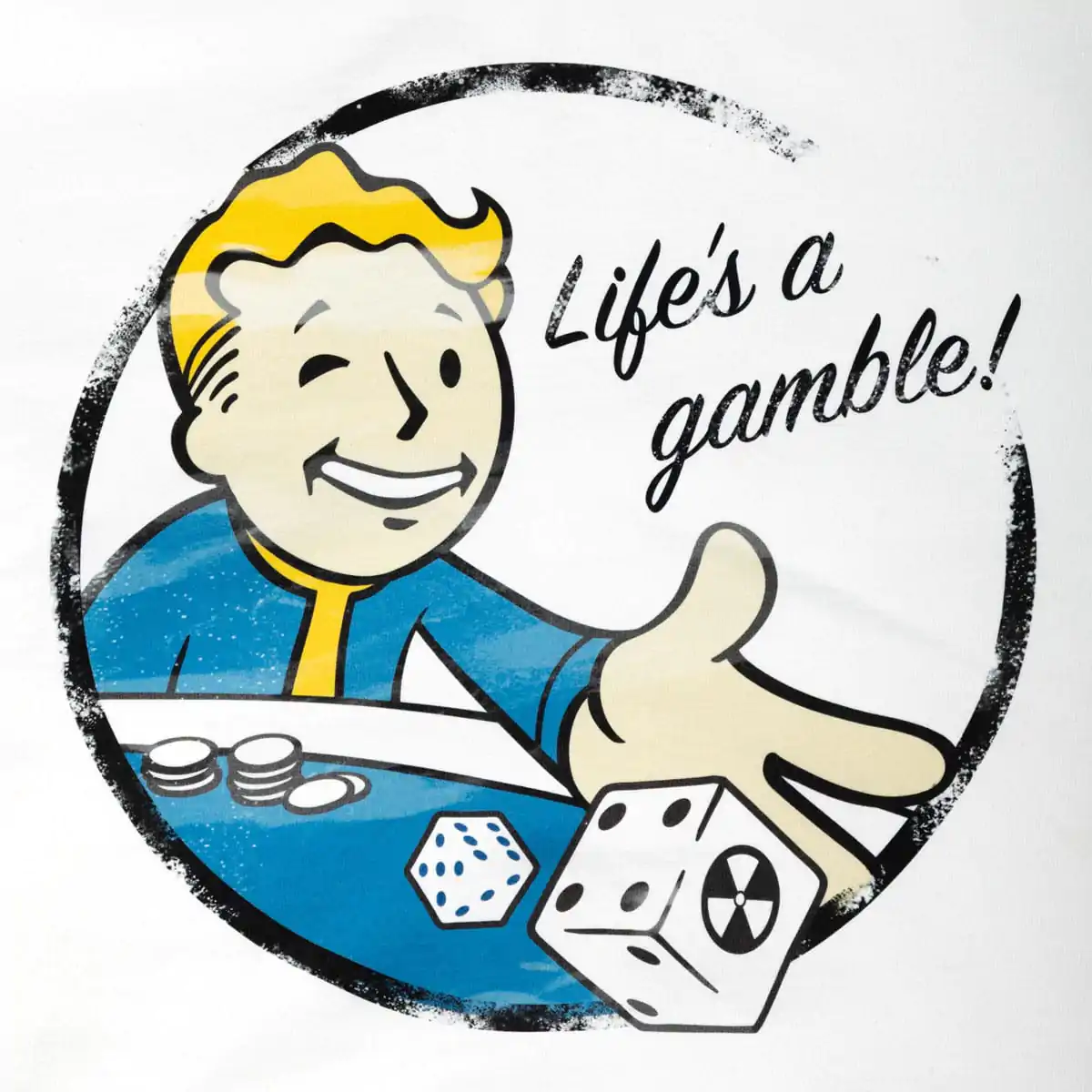 Fallout Zipper Hoodie Gamble zdjęcie produktu