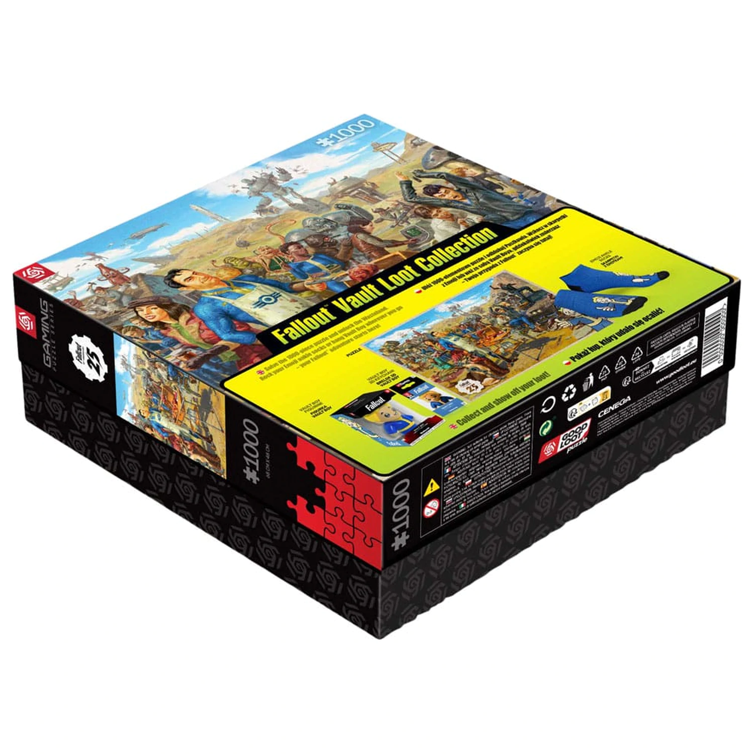 Fallout zestaw upominkowy Fallout Vault Loot Collection (Puzzle, skarpetki, figurka i brelok) zdjęcie produktu