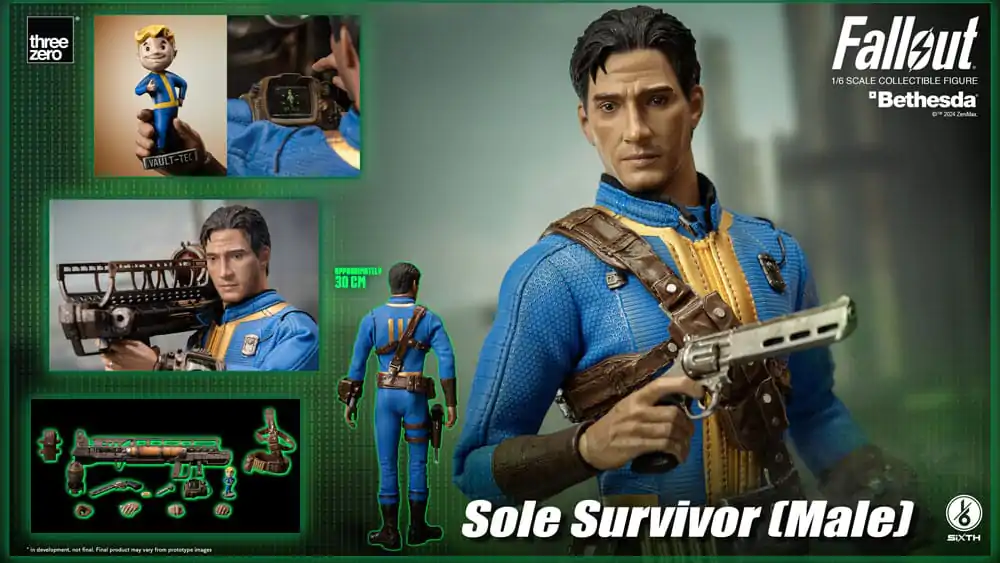 Fallout FigZero Figurka Akcji 1/6 Sole Survivor (Male) 31 cm zdjęcie produktu