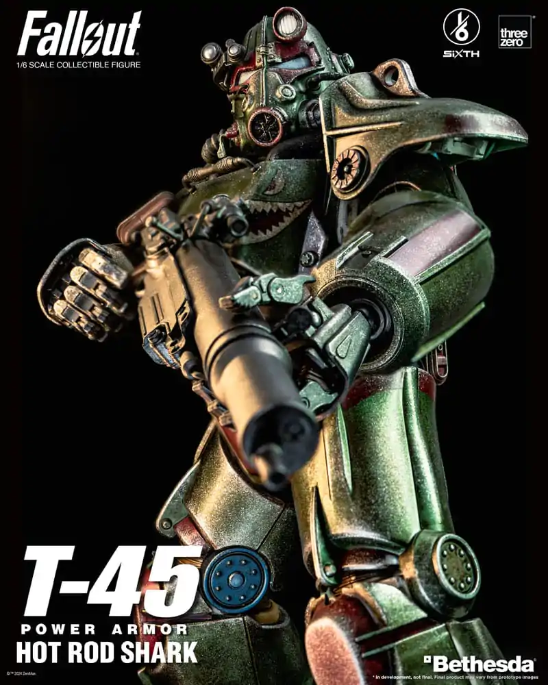 Fallout FigZero Figurka Akcji 1/6 T-45 Hot Rod Shark Power Armor 37 cm zdjęcie produktu