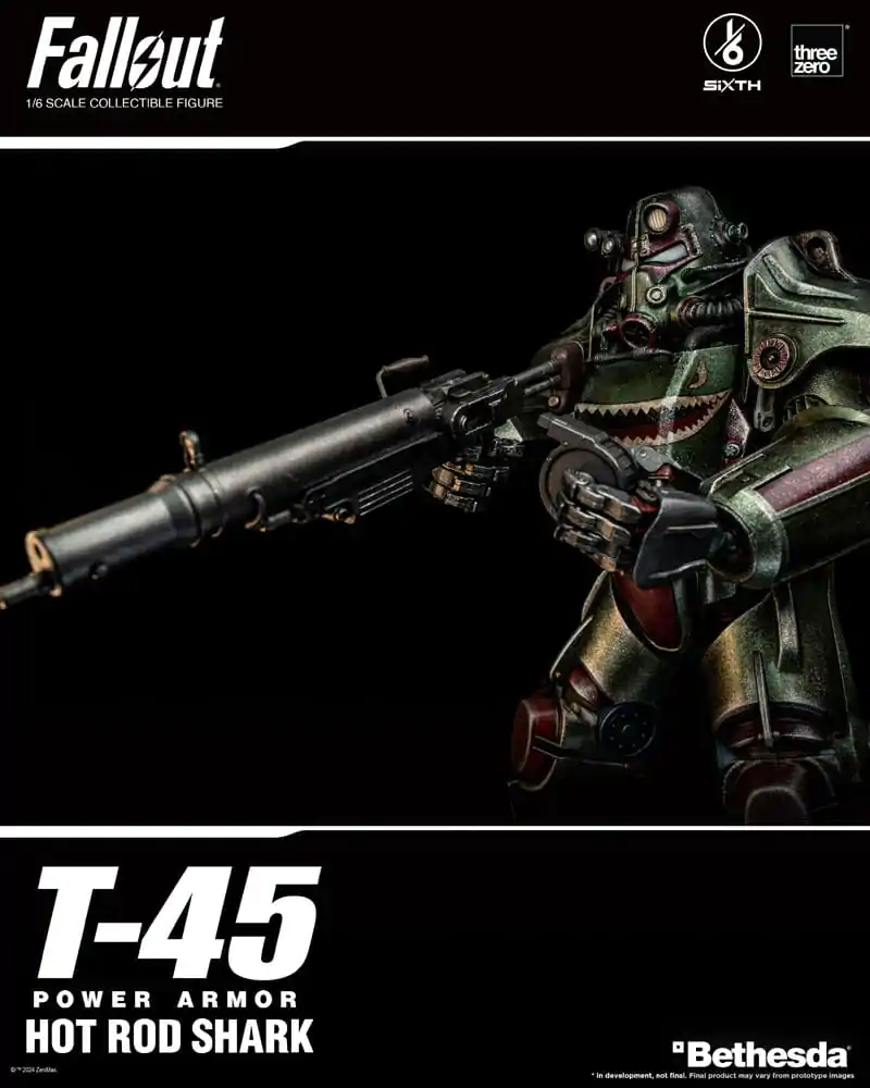 Fallout FigZero Figurka Akcji 1/6 T-45 Hot Rod Shark Power Armor 37 cm zdjęcie produktu