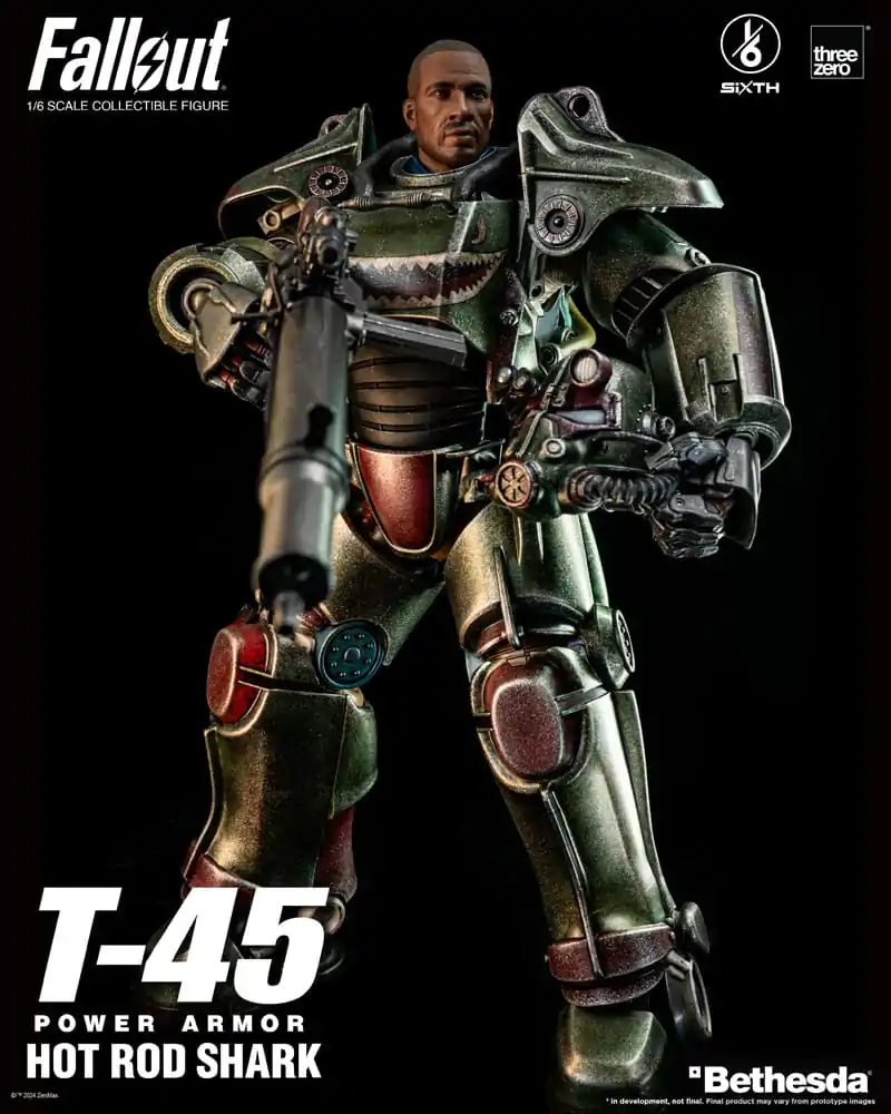 Fallout FigZero Figurka Akcji 1/6 T-45 Hot Rod Shark Power Armor 37 cm zdjęcie produktu