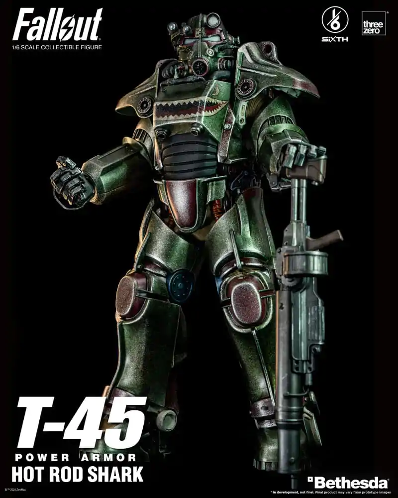 Fallout FigZero Figurka Akcji 1/6 T-45 Hot Rod Shark Power Armor 37 cm zdjęcie produktu