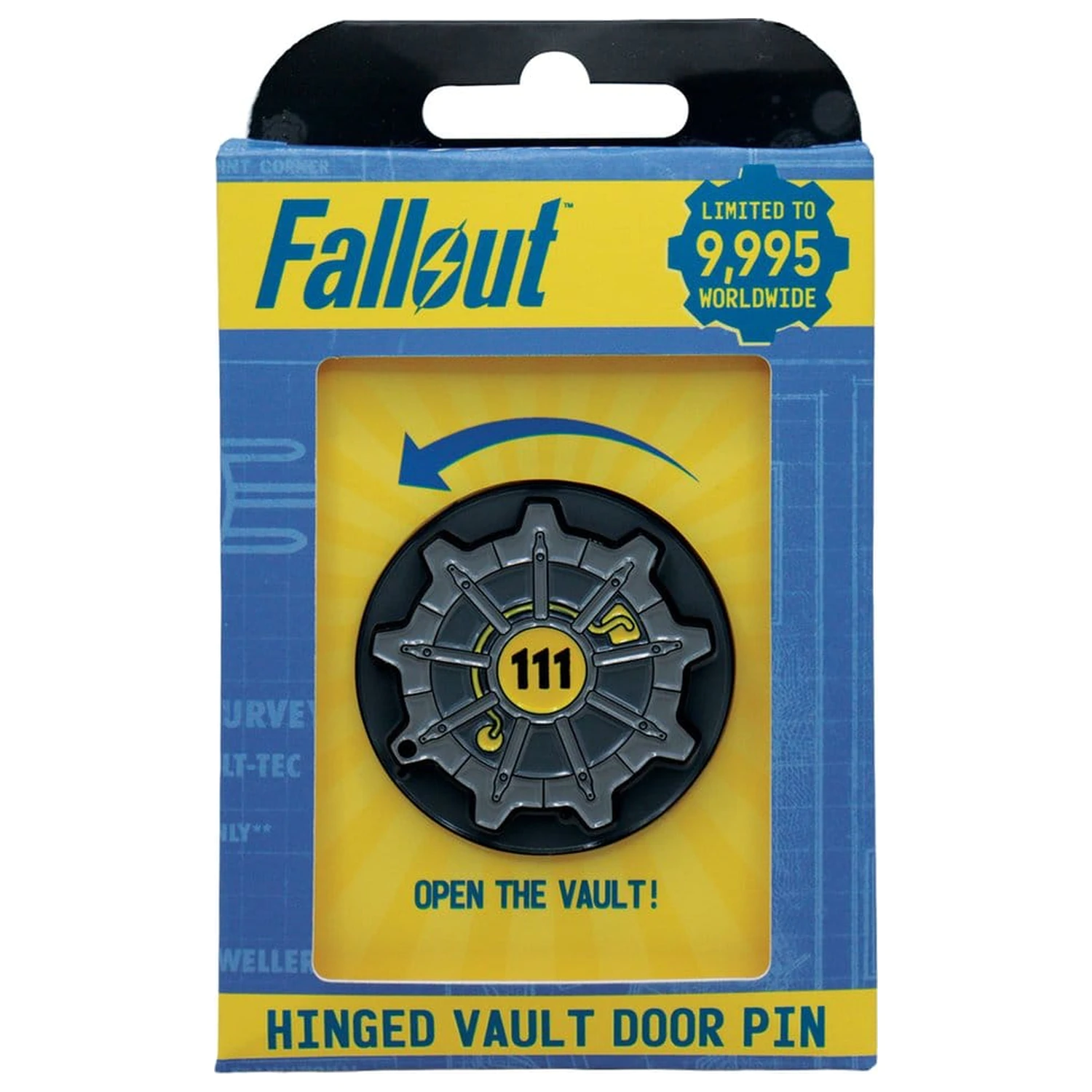 Fallout Pin Badge Vault Door 111 Limitowana Edycja Zawiasowa zdjęcie produktu