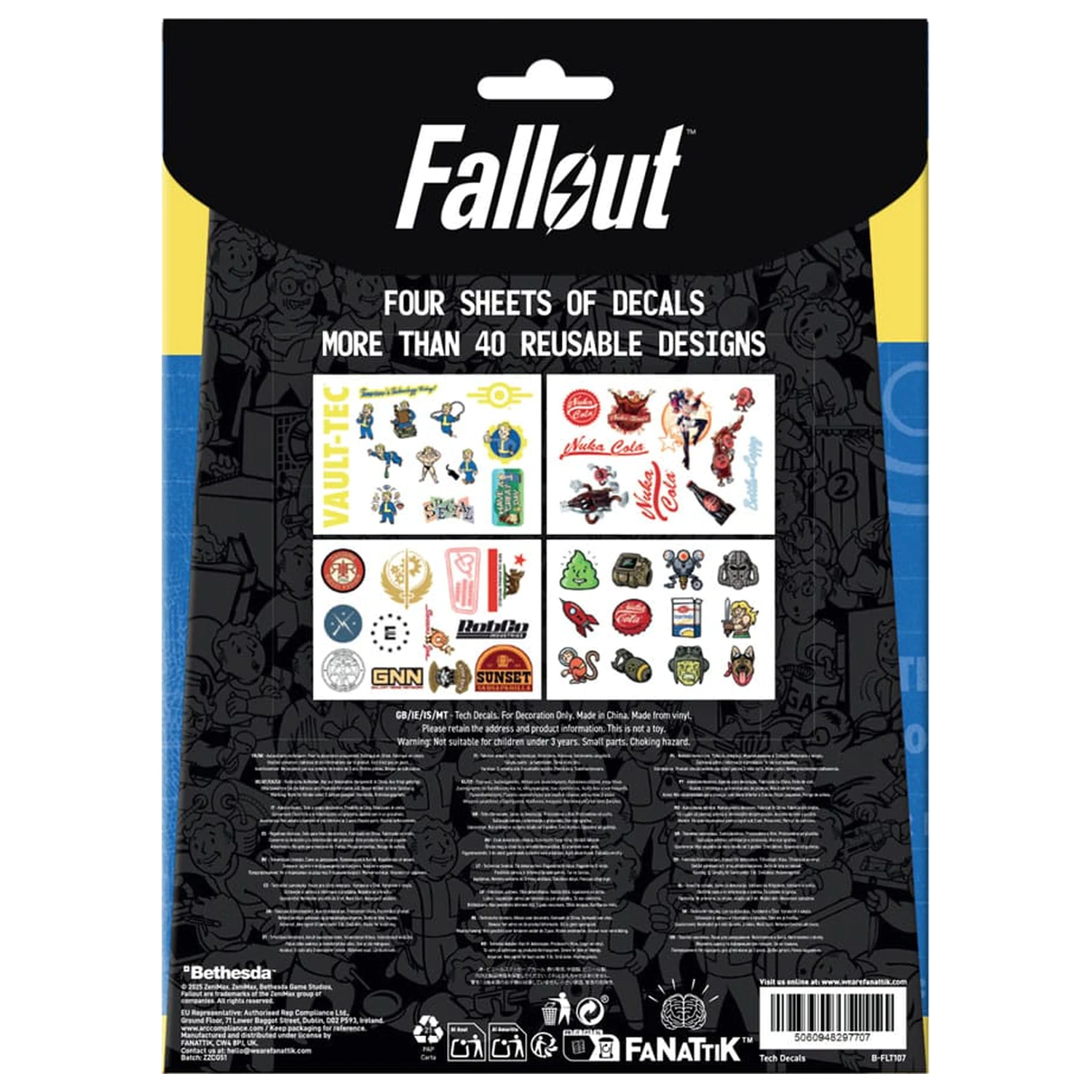 Zestaw naklejek Fallout Tech zdjęcie produktu