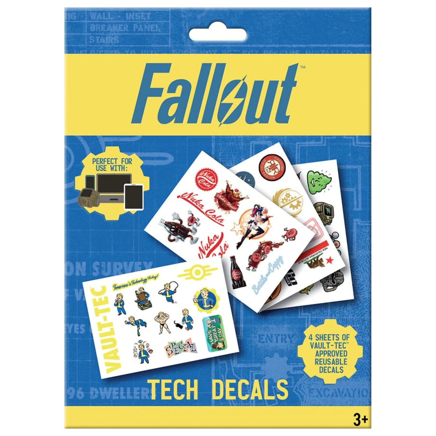 Zestaw naklejek Fallout Tech zdjęcie produktu