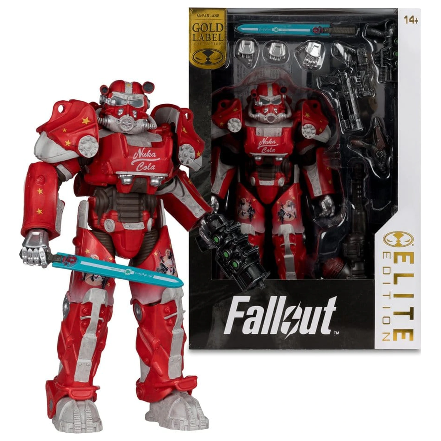 Fallout McFarlane Elite Edition Figurka Fallout 76 Nuka Cola T-60 (Gold Label) 19 cm zdjęcie produktu