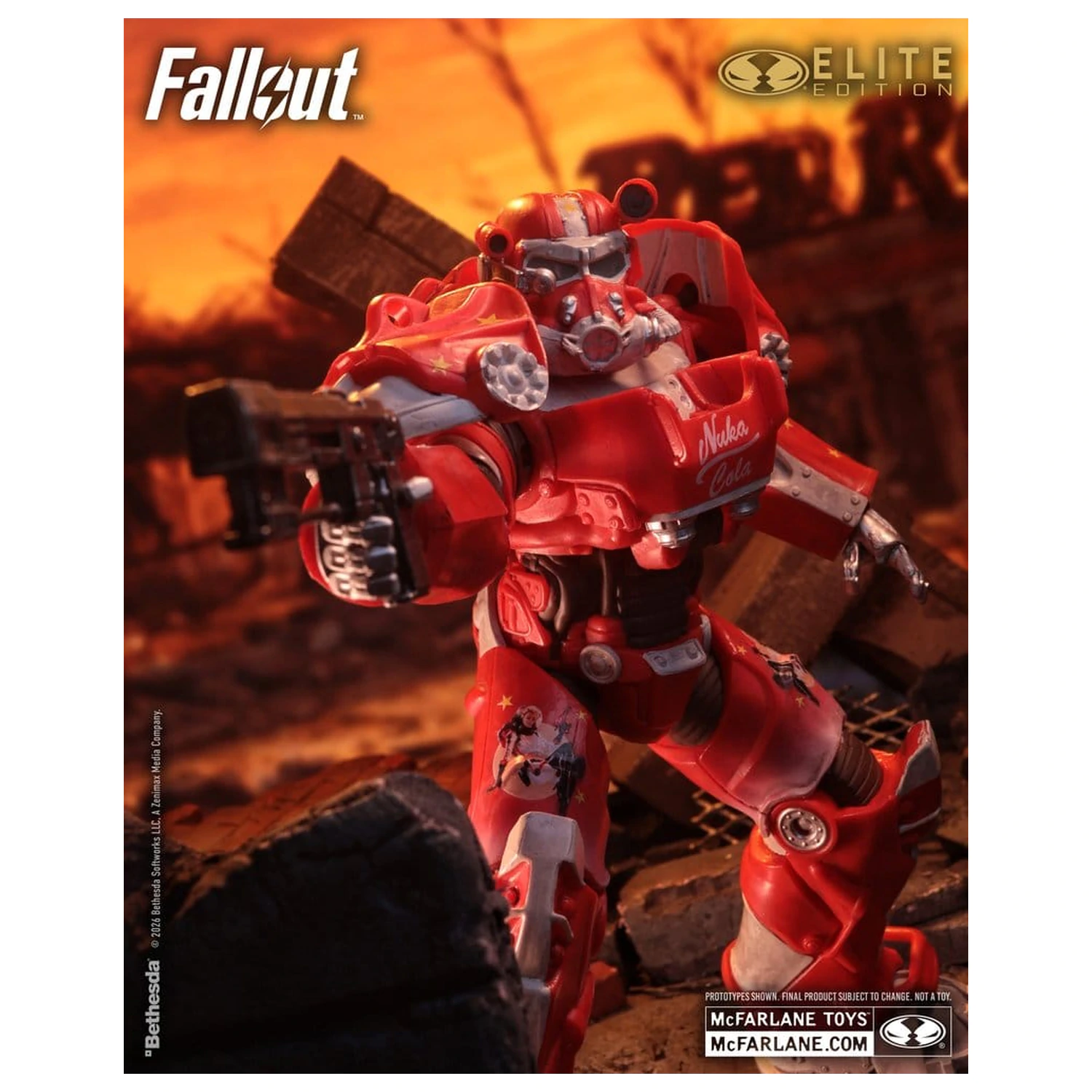 Fallout McFarlane Elite Edition Figurka Fallout 76 Nuka Cola T-60 (Gold Label) 19 cm zdjęcie produktu