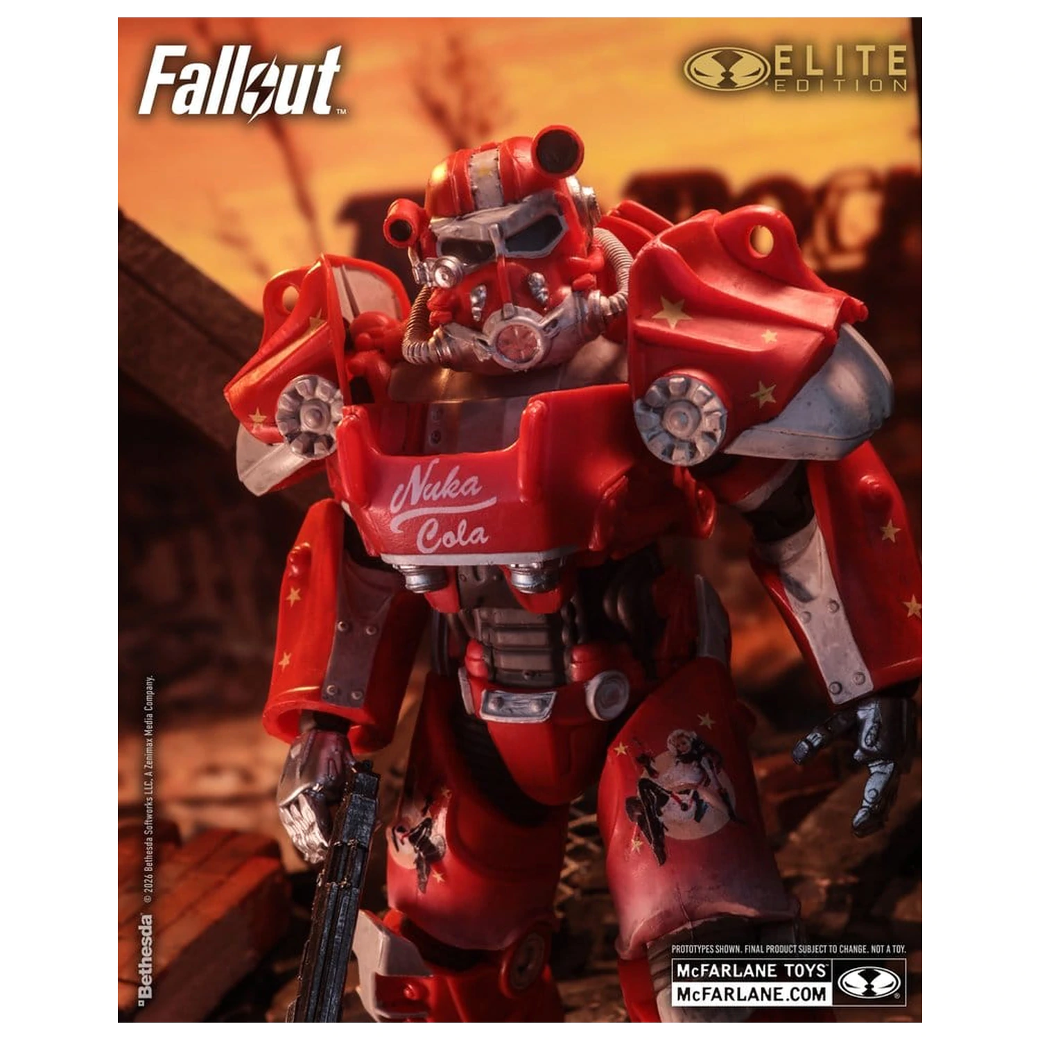 Fallout McFarlane Elite Edition Figurka Fallout 76 Nuka Cola T-60 (Gold Label) 19 cm zdjęcie produktu