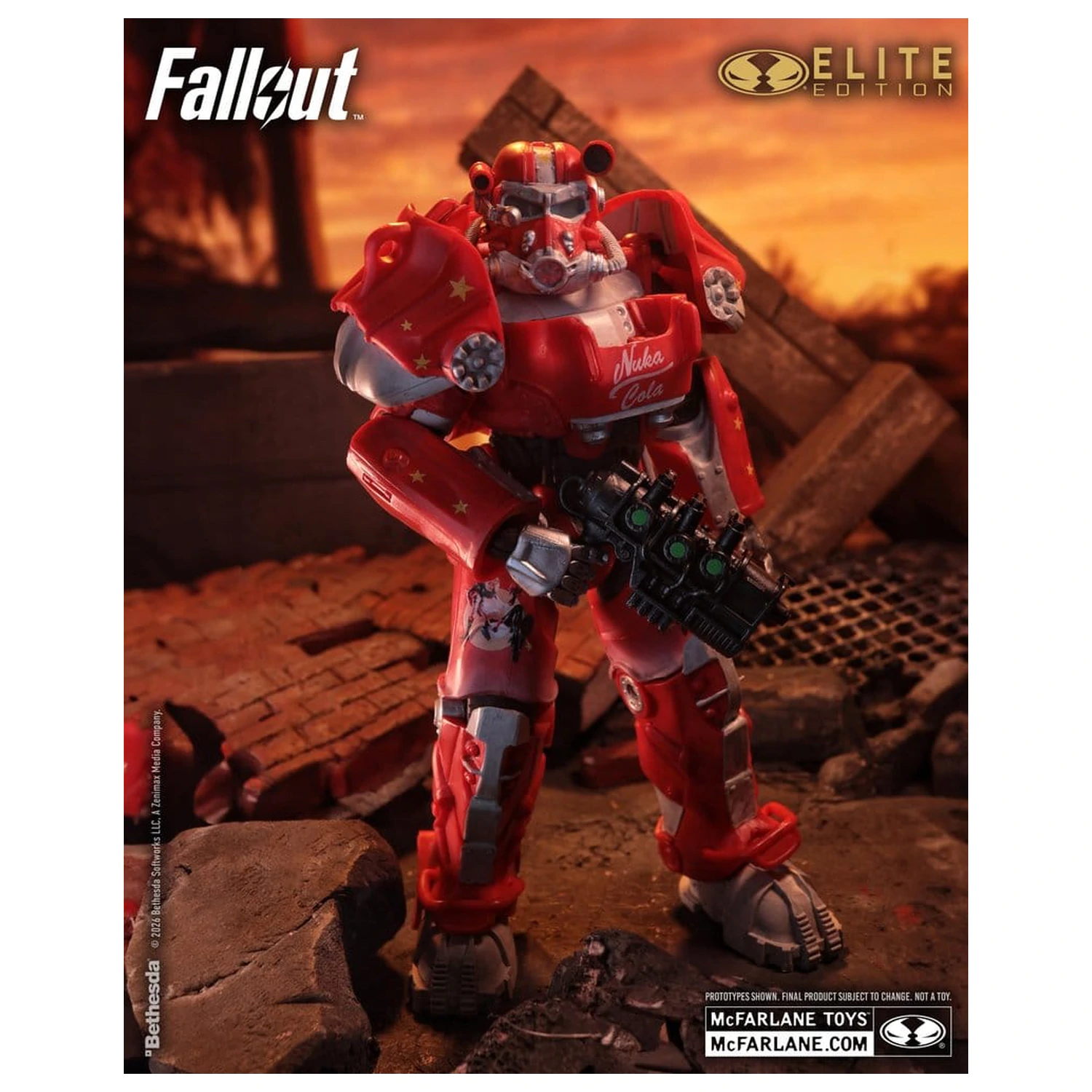 Fallout McFarlane Elite Edition Figurka Fallout 76 Nuka Cola T-60 (Gold Label) 19 cm zdjęcie produktu