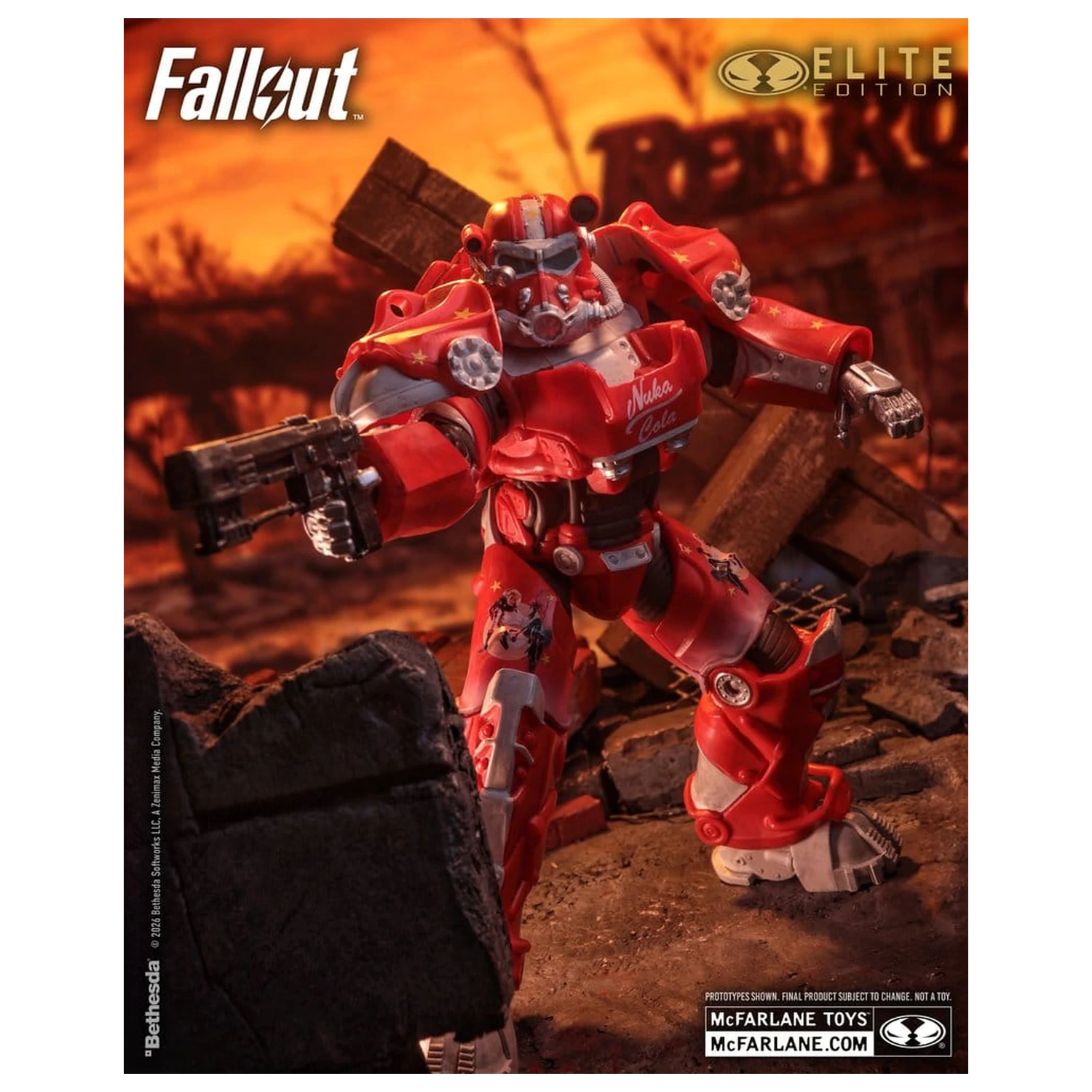 Fallout McFarlane Elite Edition Figurka Fallout 76 Nuka Cola T-60 (Gold Label) 19 cm zdjęcie produktu