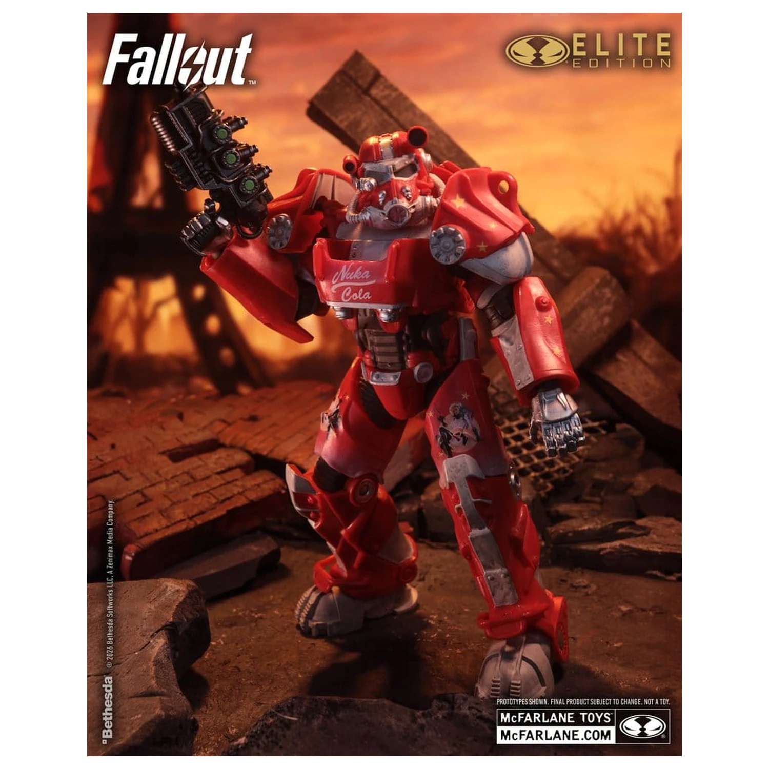 Fallout McFarlane Elite Edition Figurka Fallout 76 Nuka Cola T-60 (Gold Label) 19 cm zdjęcie produktu