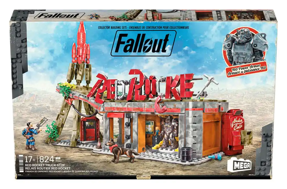 Fallout MEGA Zestaw Konstrukcyjny Stacja Obsługi Ciężarówek Red Rocket zdjęcie produktu