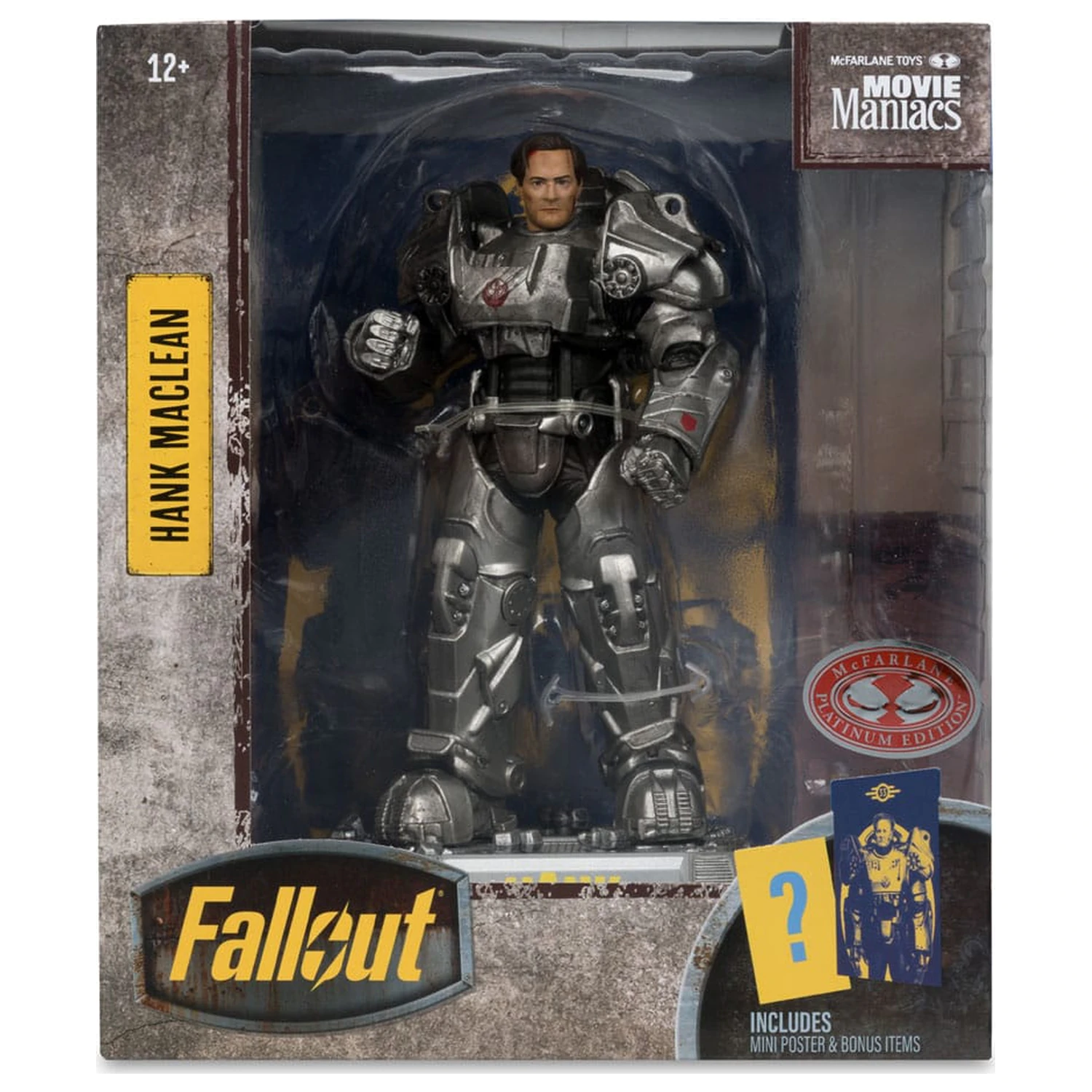 Fallout Movie Maniacs figurka akcji Hank Maclean (Season 2) (Red Platinum Edition) 17 cm zdjęcie produktu
