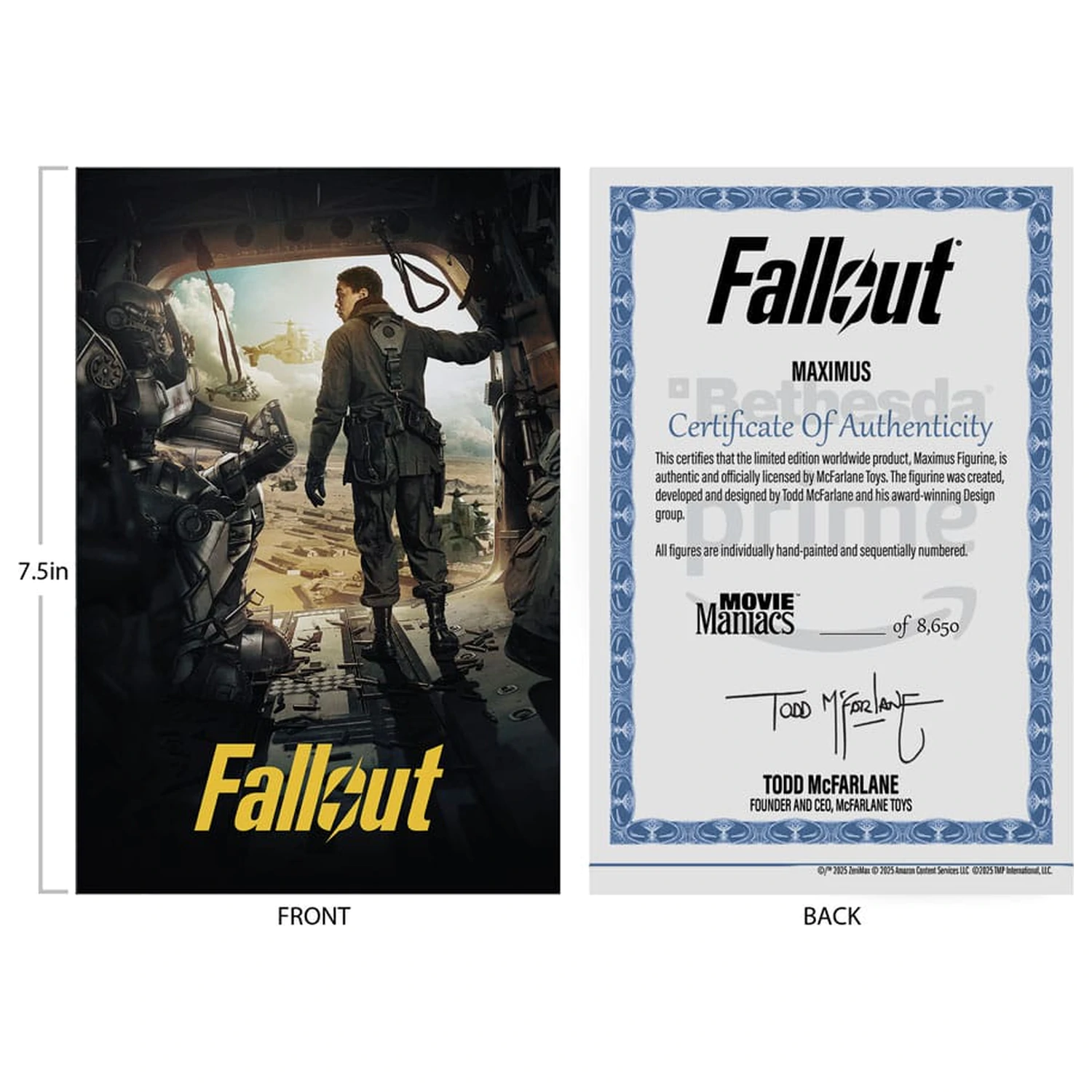 Fallout Movie Maniacs figurka akcji Maximus (Season 2) 17 cm zdjęcie produktu