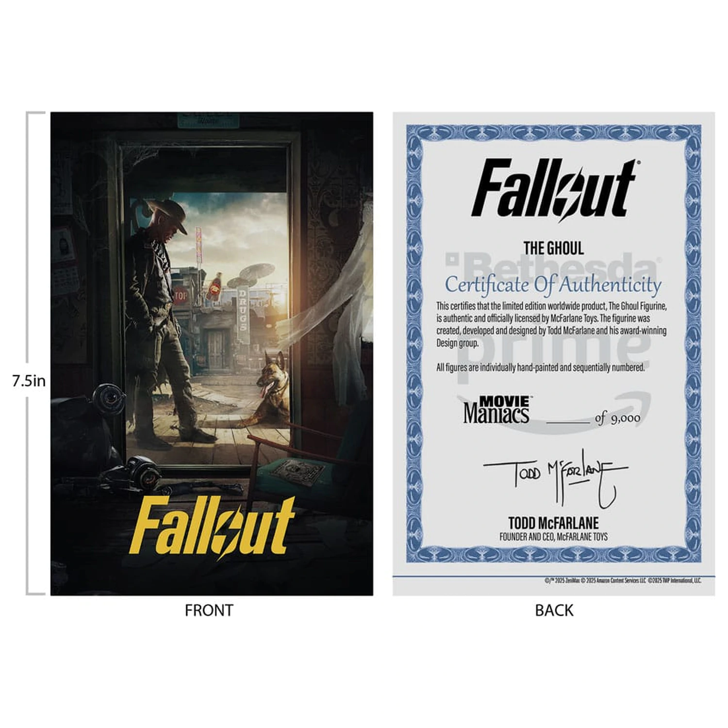 Fallout Movie Maniacs Action Figure The Ghoul (Season 2) 17 cm zdjęcie produktu