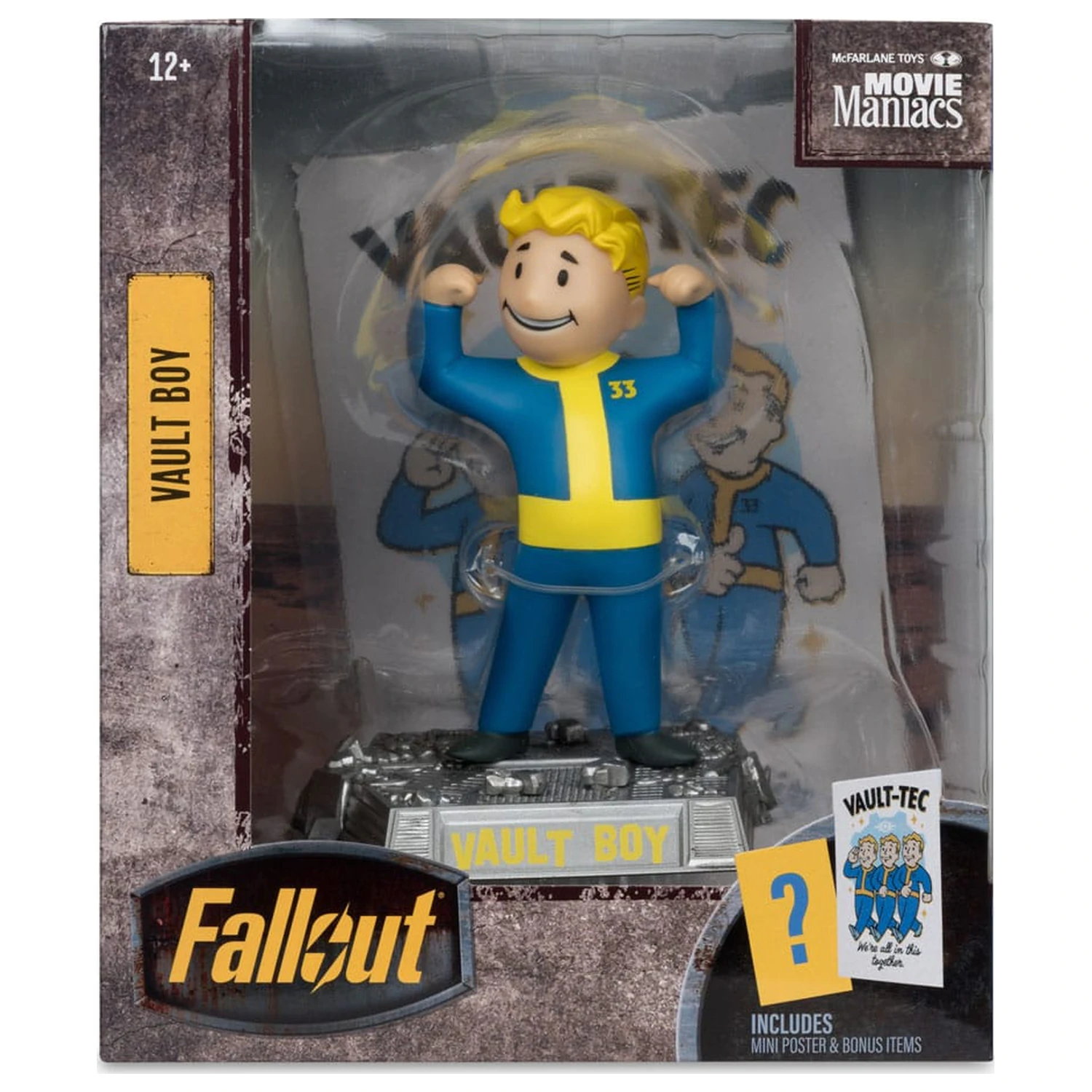 Fallout Movie Maniacs figurka akcji Vault Boy Version 1 14 cm zdjęcie produktu