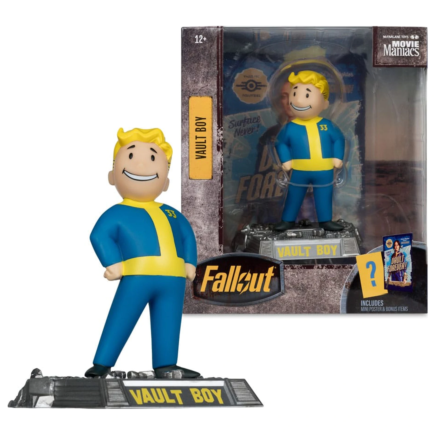 Fallout Movie Maniacs Figurka Akcji Vault Boy Version 2 14 cm zdjęcie produktu