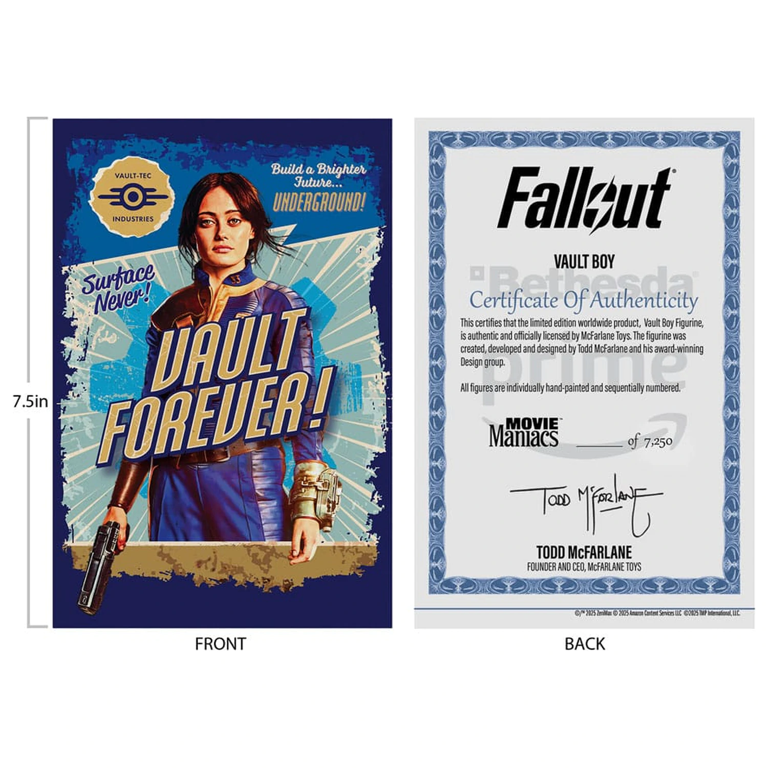 Fallout Movie Maniacs Figurka Akcji Vault Boy Version 2 14 cm zdjęcie produktu