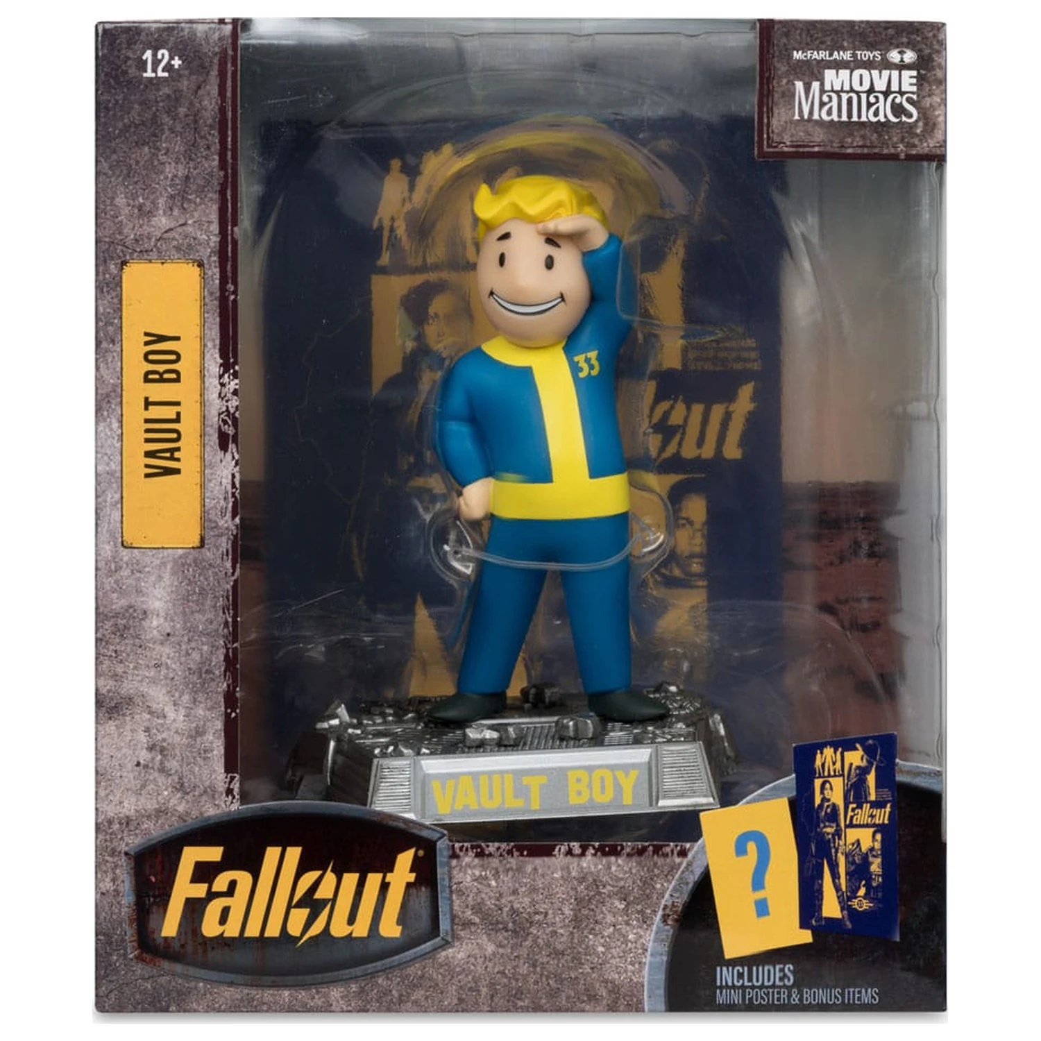 Fallout Movie Maniacs Figurka Akcji Vault Boy Version 3 14 cm zdjęcie produktu