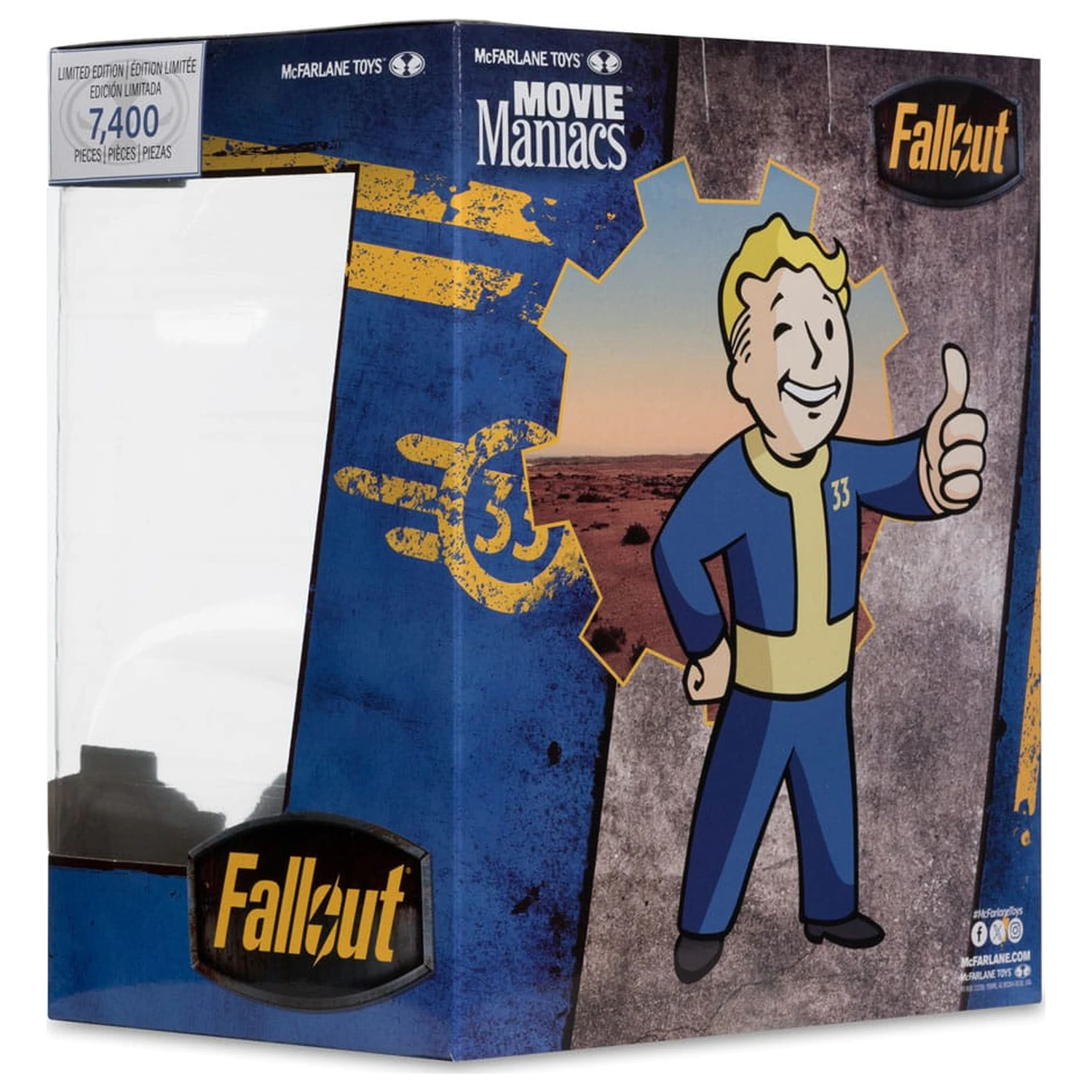 Fallout Movie Maniacs Figurka Akcji Vault Boy Version 3 14 cm zdjęcie produktu