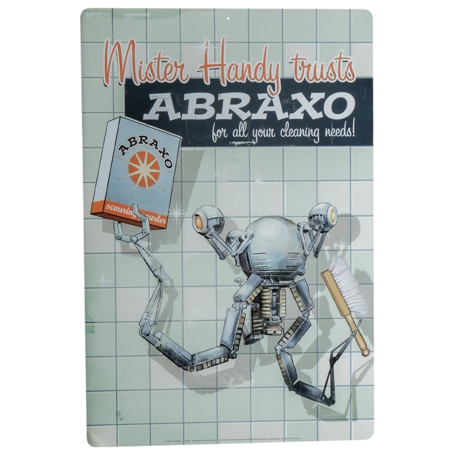 Fallout Metalowy Znak Mr. Handy zdjęcie produktu