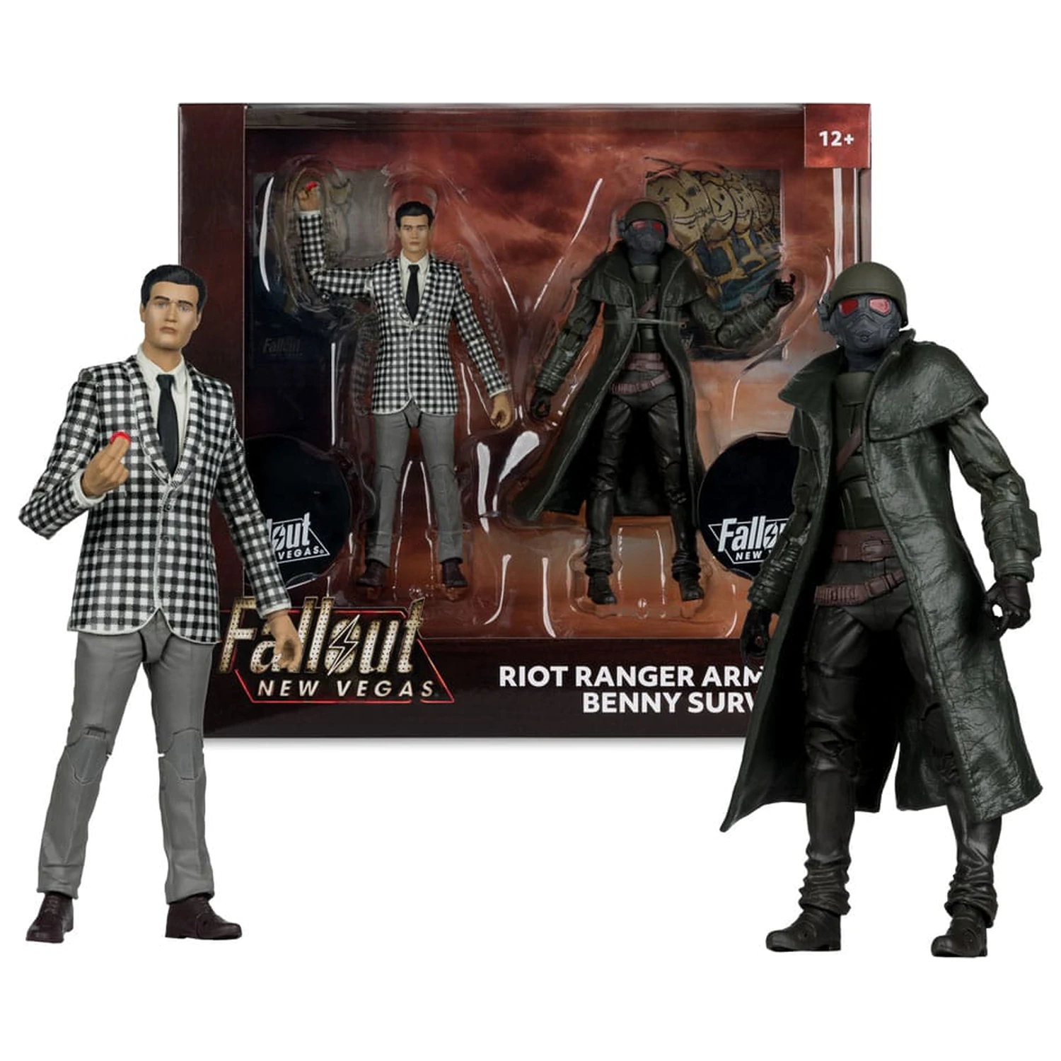 Fallout: New Vegas Zestaw 2 figurek Riot Ranger Armor i Benny Survivor 18 cm zdjęcie produktu