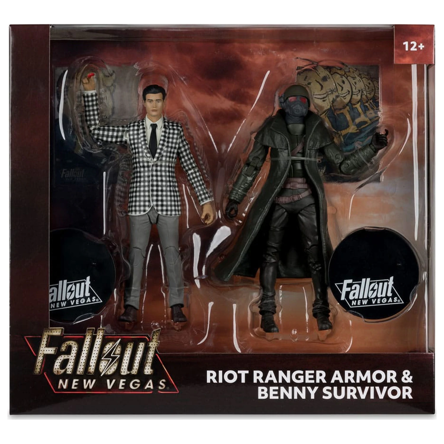 Fallout: New Vegas Zestaw 2 figurek Riot Ranger Armor i Benny Survivor 18 cm zdjęcie produktu