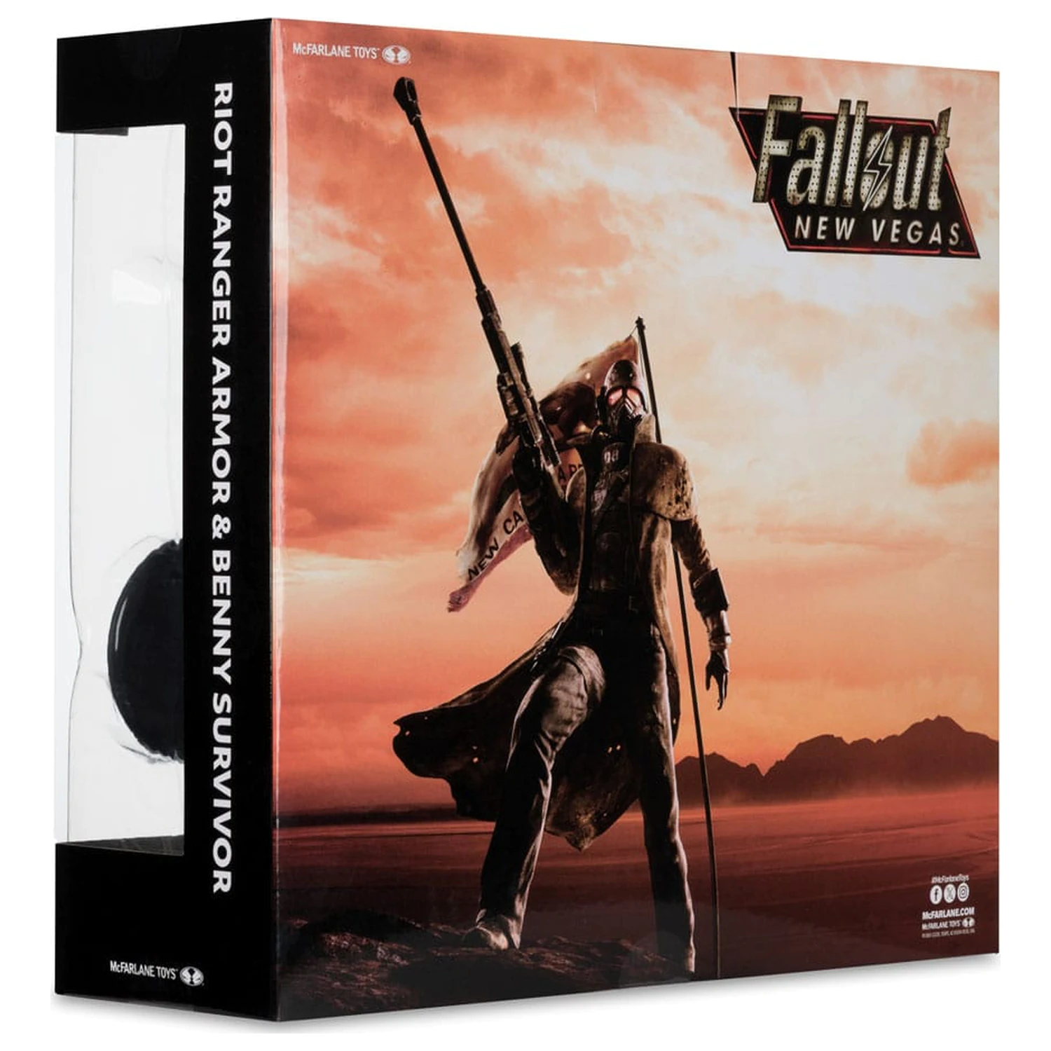 Fallout: New Vegas Zestaw 2 figurek Riot Ranger Armor i Benny Survivor 18 cm zdjęcie produktu