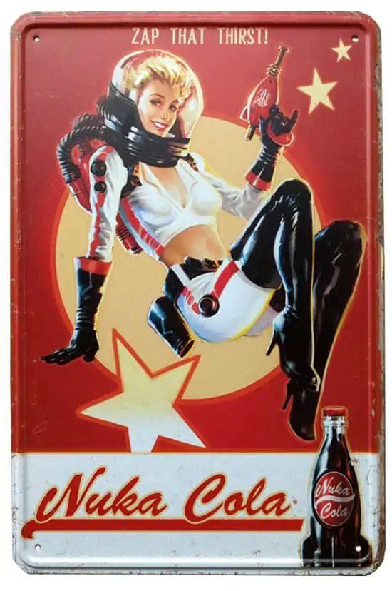 Metalowy Znak Fallout Nuka Cola Girl zdjęcie produktu