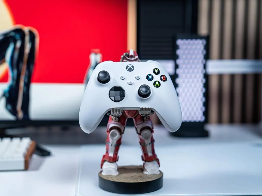 Fallout Nuka Cola Pancerz Wspomagany Cable Guys Uchwyt na kontroler i Stojak na telefon zdjęcie produktu