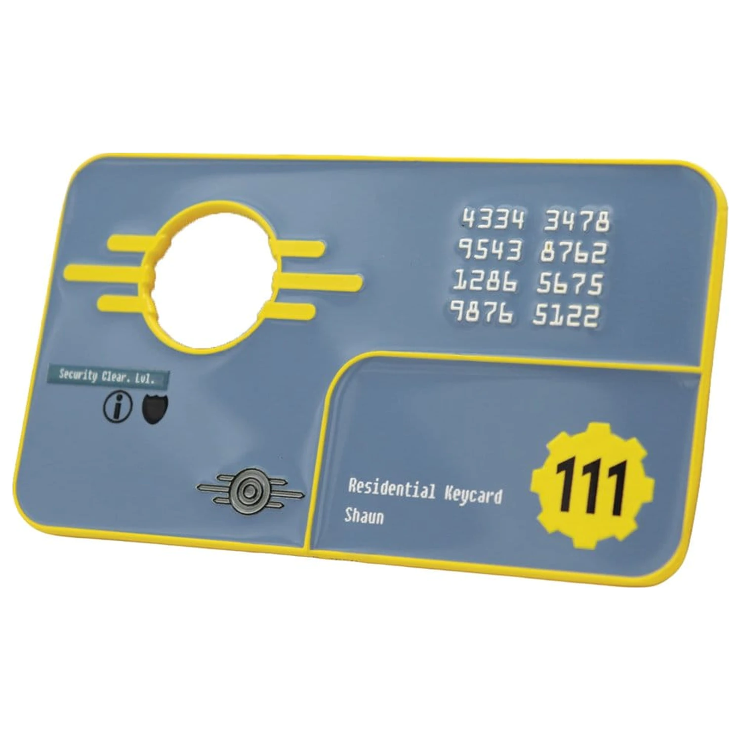 Replika Karty Dostępu Bezpieczeństwa Fallout Vault 111 Edycja Limitowana 11 cm zdjęcie produktu