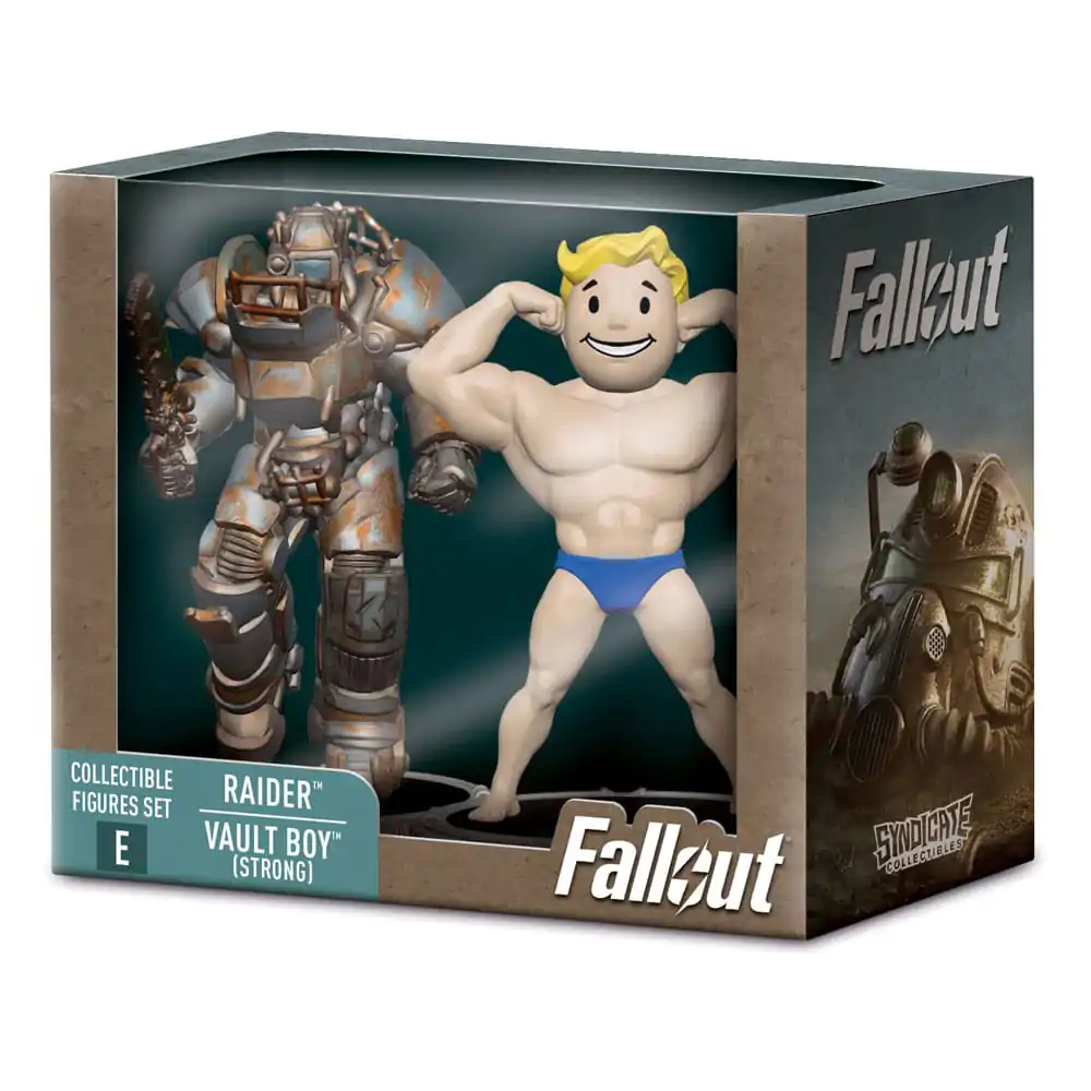 Fallout Mini Figurki 2-Pack Set E Raider & Vault Boy (Strong) 7 cm zdjęcie produktu